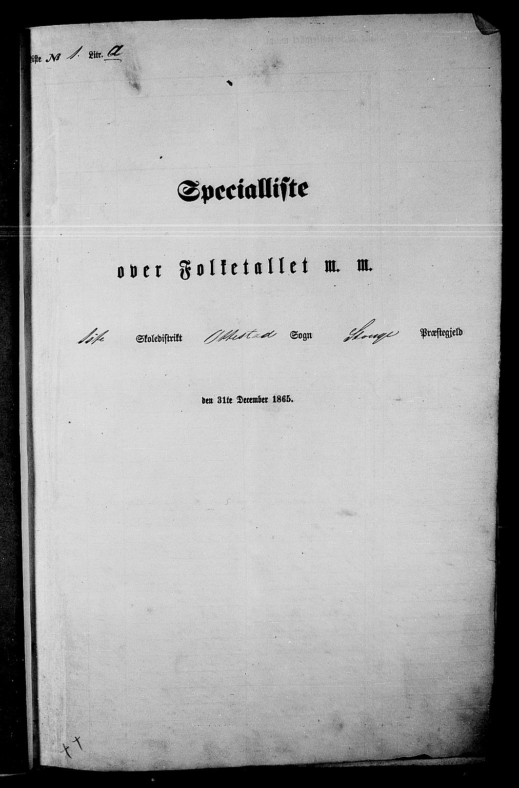 RA, Folketelling 1865 for 0417P Stange prestegjeld, 1865, s. 18