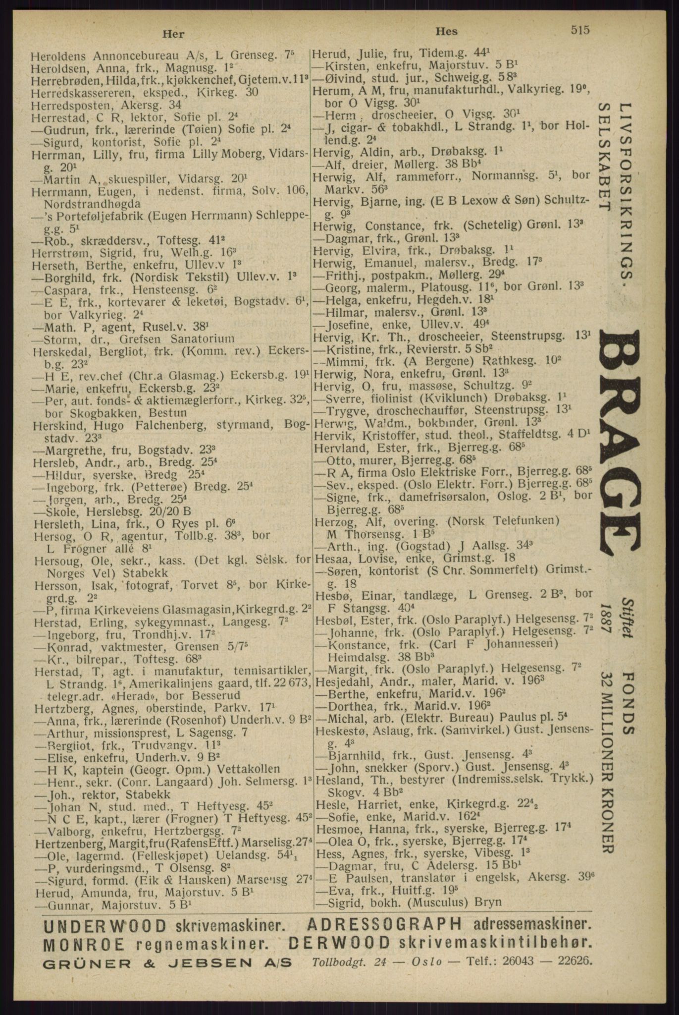 Kristiania/Oslo adressebok, PUBL/-, 1929, s. 515