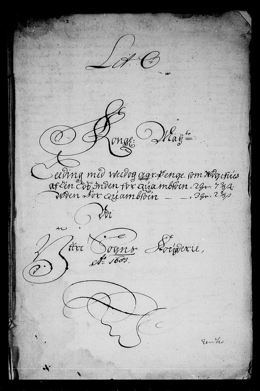Rentekammeret inntil 1814, Reviderte regnskaper, Stiftamtstueregnskaper, Bergen stiftamt, RA/EA-6043/R/Rc/L0069: Bergen stiftamt, 1683