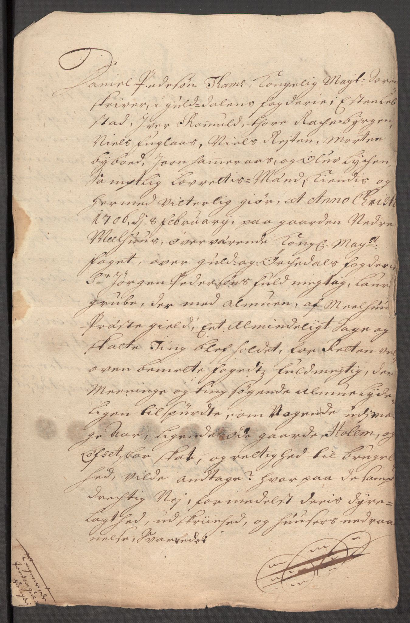 Rentekammeret inntil 1814, Reviderte regnskaper, Fogderegnskap, AV/RA-EA-4092/R60/L3956: Fogderegnskap Orkdal og Gauldal, 1706, s. 378