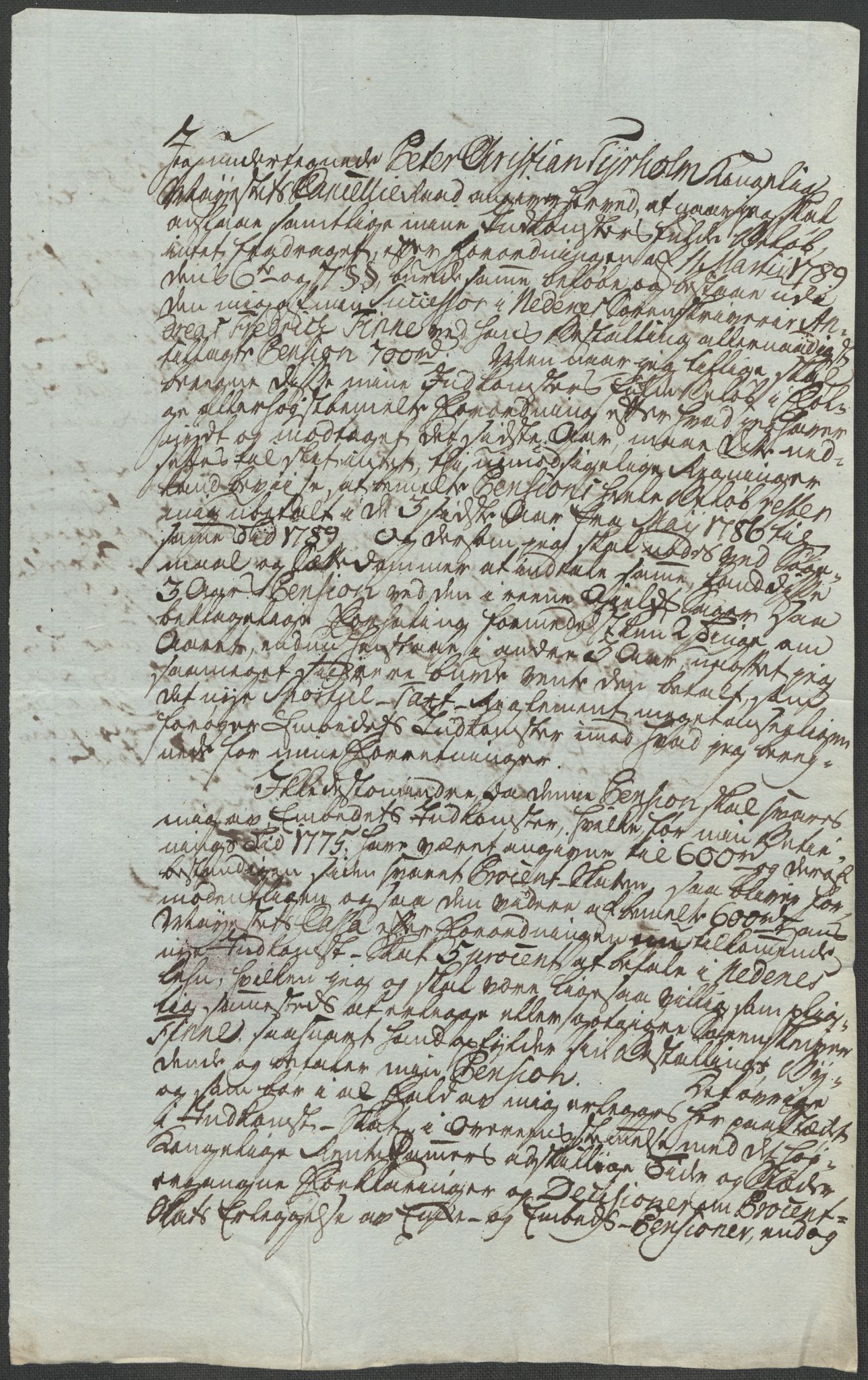 Rentekammeret inntil 1814, Reviderte regnskaper, Mindre regnskaper, AV/RA-EA-4068/Rf/Rfe/L0034: Orkdal og Gauldal fogderi, 1789, s. 441