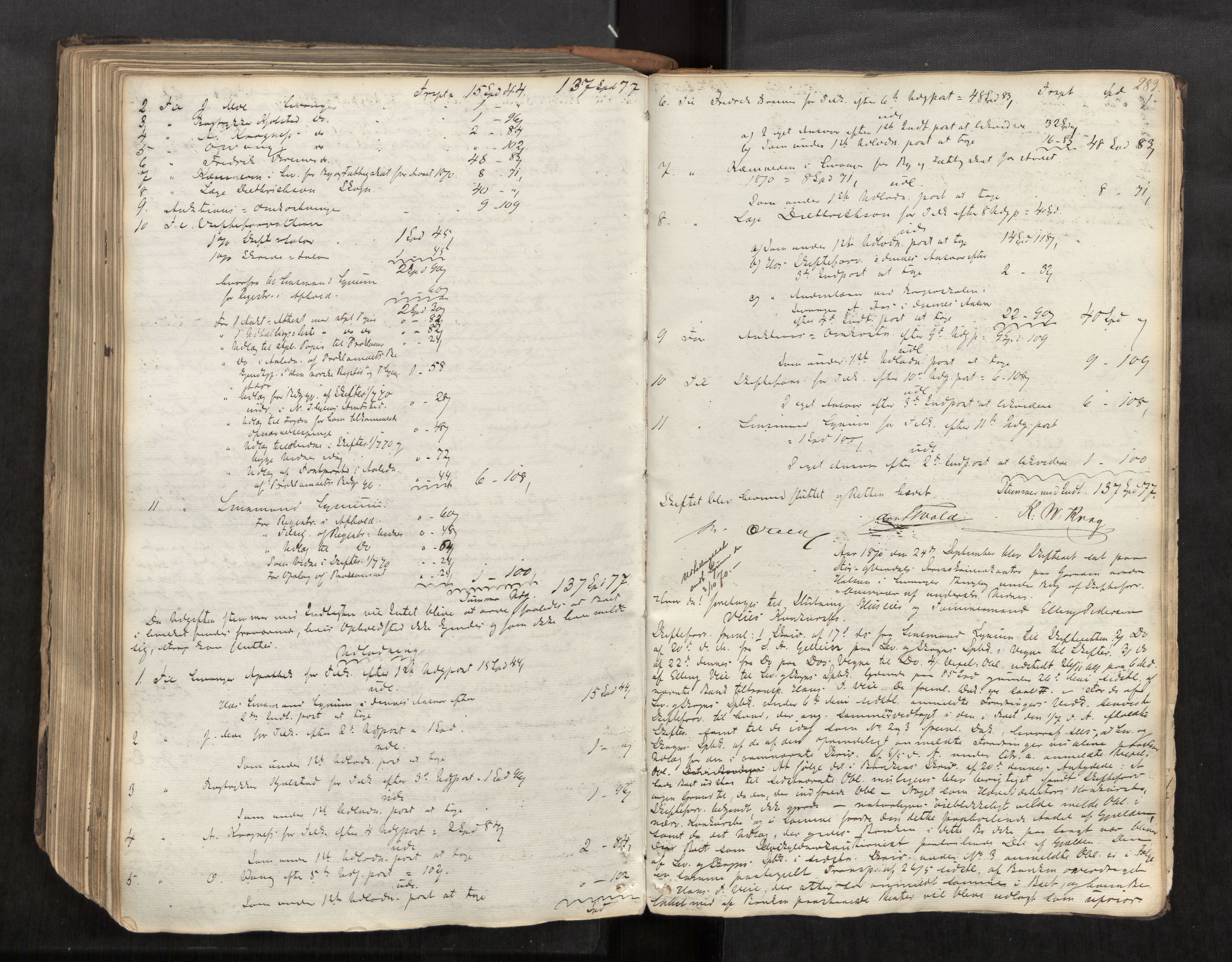 Stjør- og Verdal sorenskriveri, AV/SAT-A-4167/1/3/3A/L0060: Skifteprotokoll for Levanger, 1839-1871, s. 283