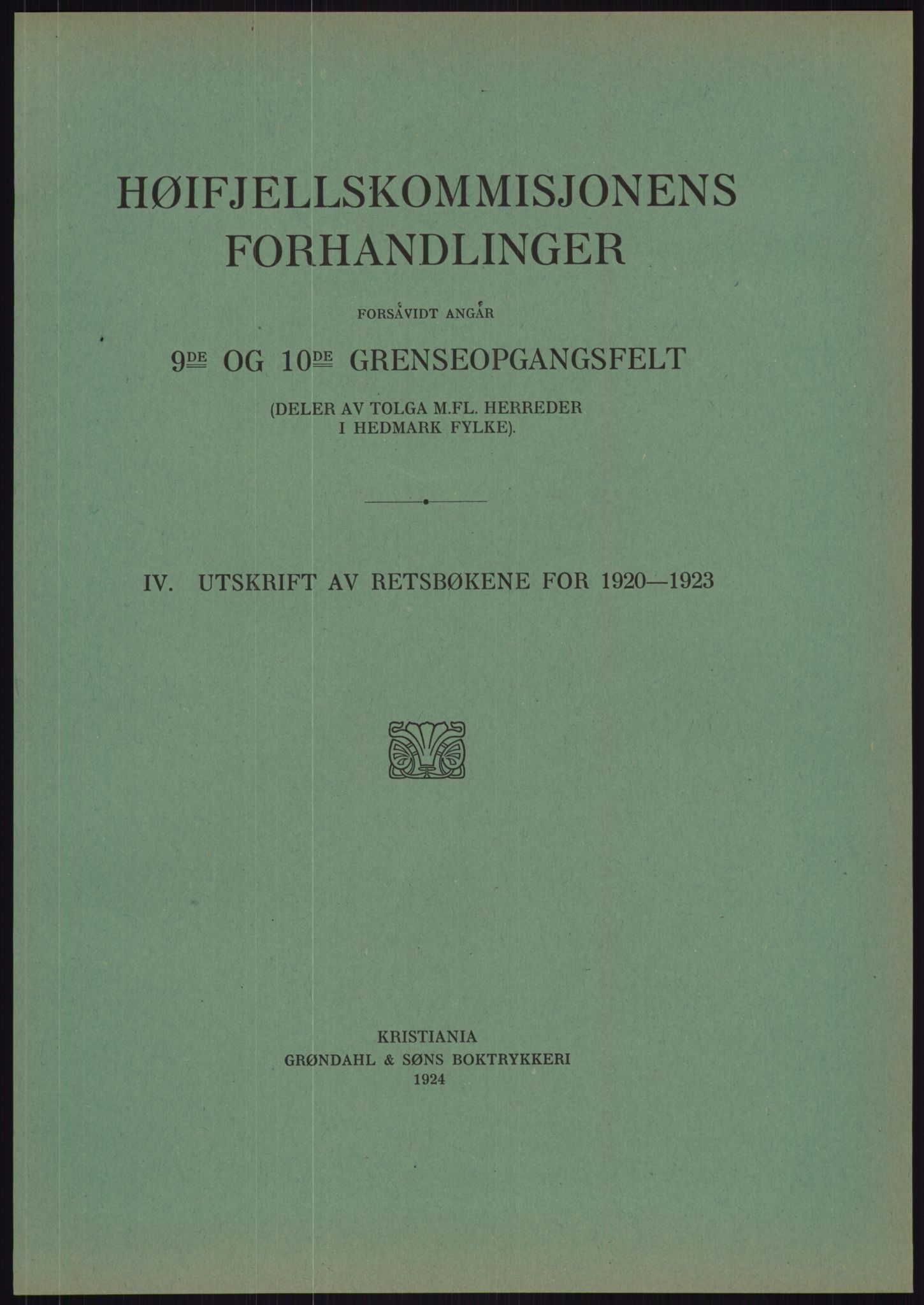 Høyfjellskommisjonen, RA/S-1546/X/Xa/L0001: Nr. 1-33, 1909-1953, s. 4305