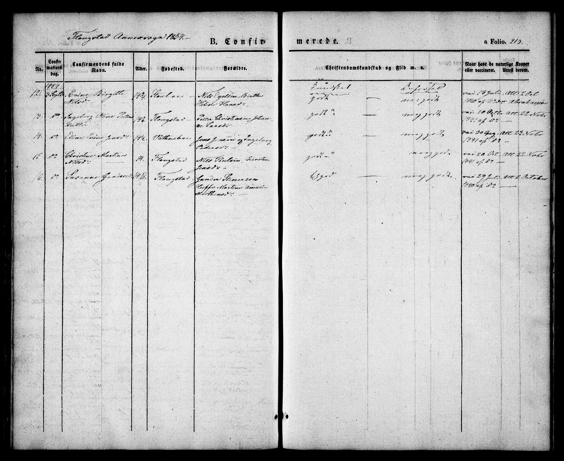 Dypvåg sokneprestkontor, AV/SAK-1111-0007/F/Fa/Faa/L0005: Ministerialbok nr. A 5, 1841-1854, s. 213