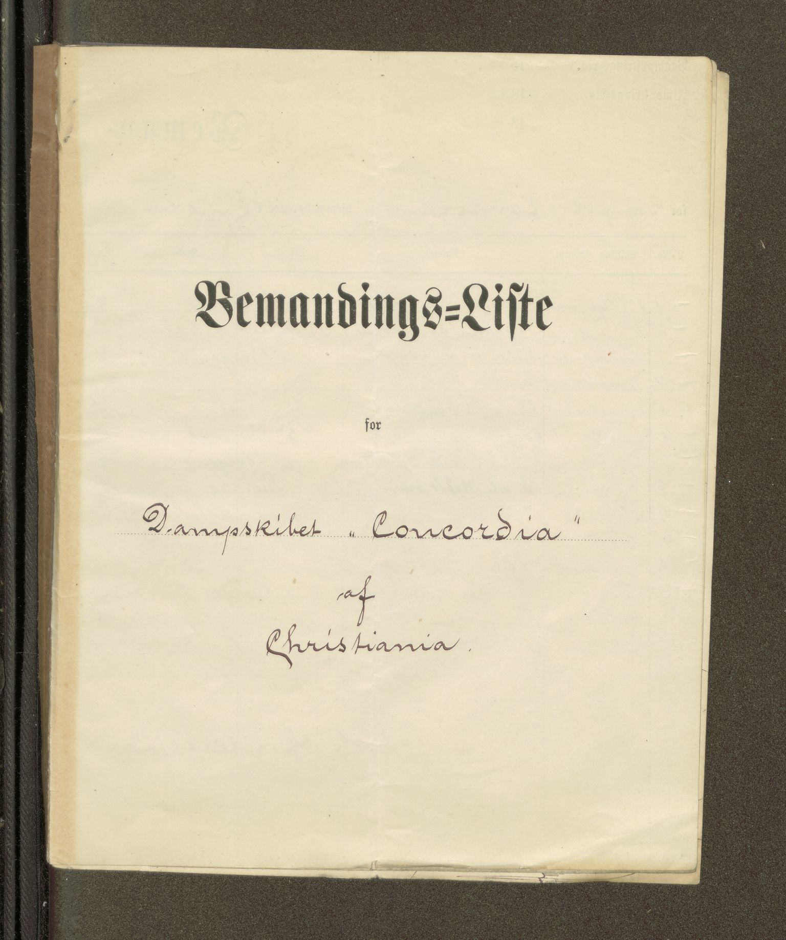 Sjøinnrulleringen - Trondhjemske distrikt, AV/SAT-A-5121/01/L0271: Bemannings og mønstringslister for Ålesund krets, 1886-1890, s. 2