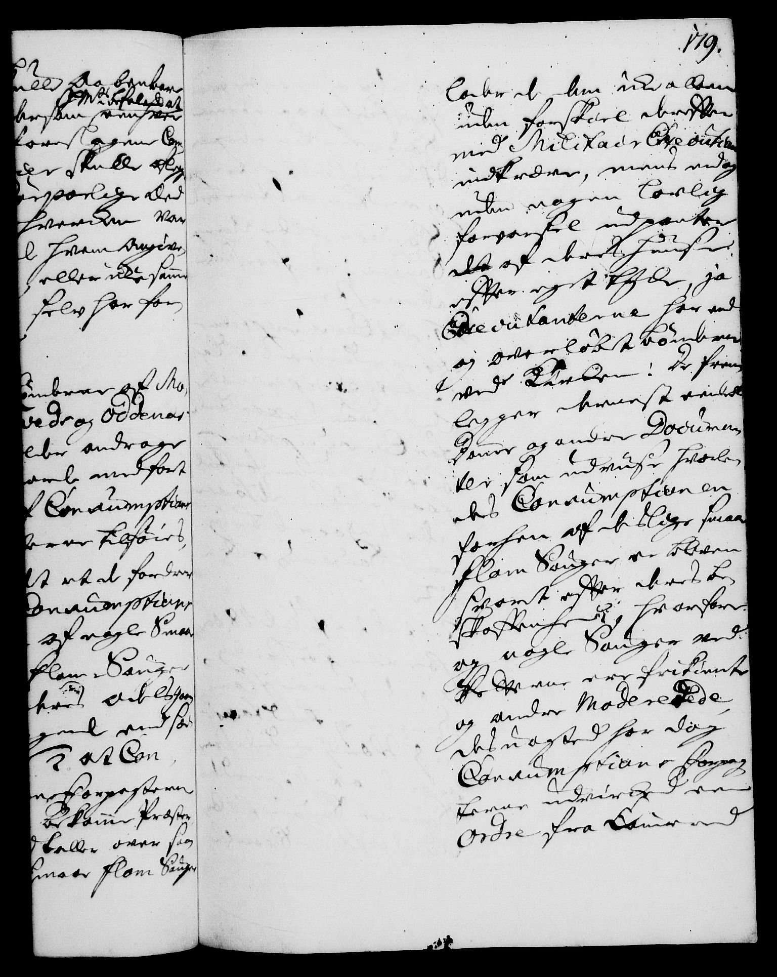 Rentekammeret, Kammerkanselliet, AV/RA-EA-3111/G/Gh/Gha/L0012: Norsk ekstraktmemorialprotokoll (merket RK 53.57), 1730, s. 179