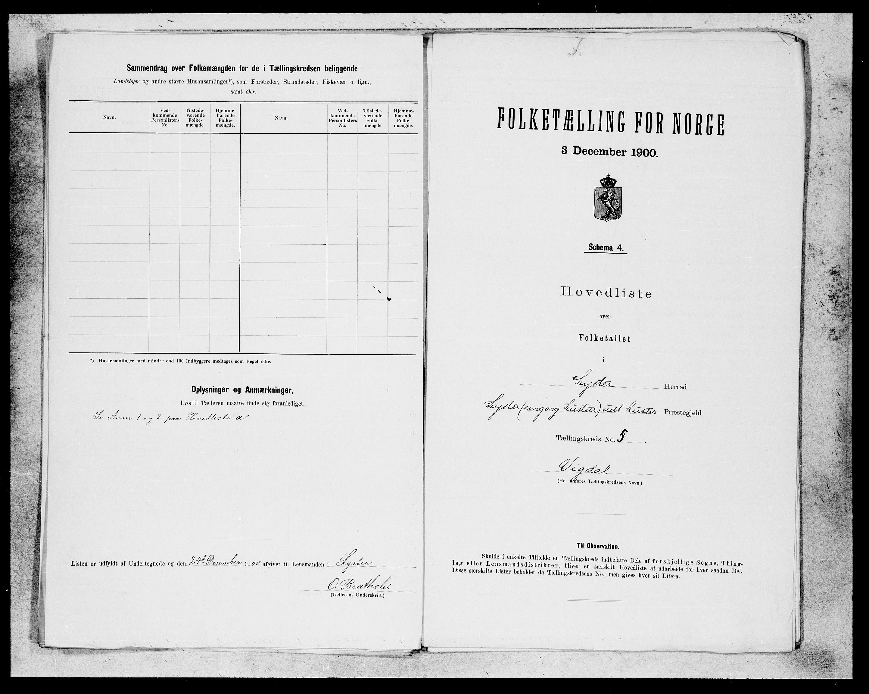 SAB, Folketelling 1900 for 1426 Luster herred, 1900, s. 11