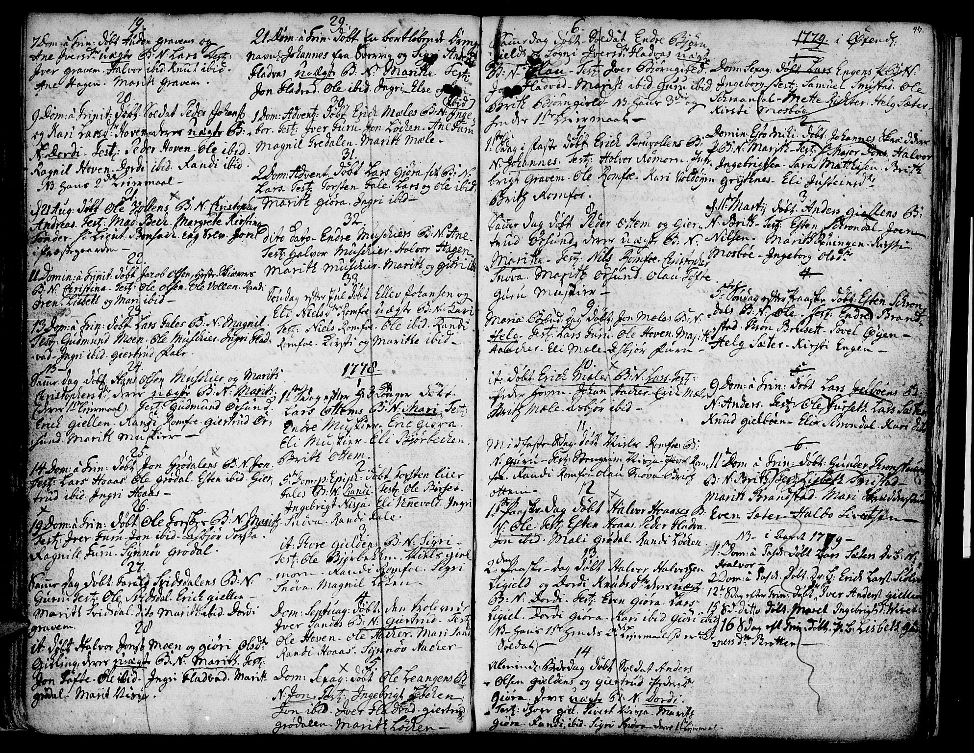 Ministerialprotokoller, klokkerbøker og fødselsregistre - Møre og Romsdal, SAT/A-1454/590/L1007: Ministerialbok nr. 590A01, 1752-1793, s. 47