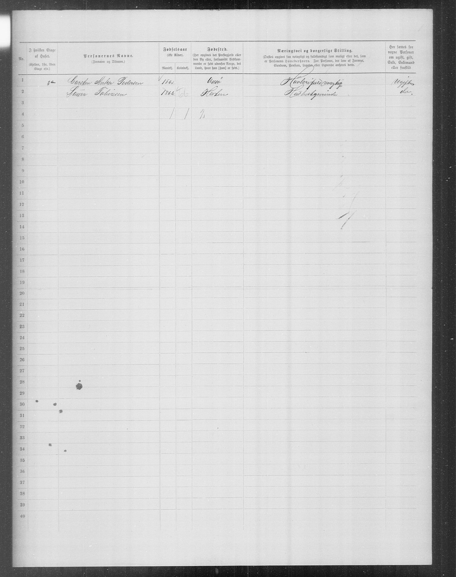 OBA, Kommunal folketelling 31.12.1899 for Kristiania kjøpstad, 1899, s. 13835