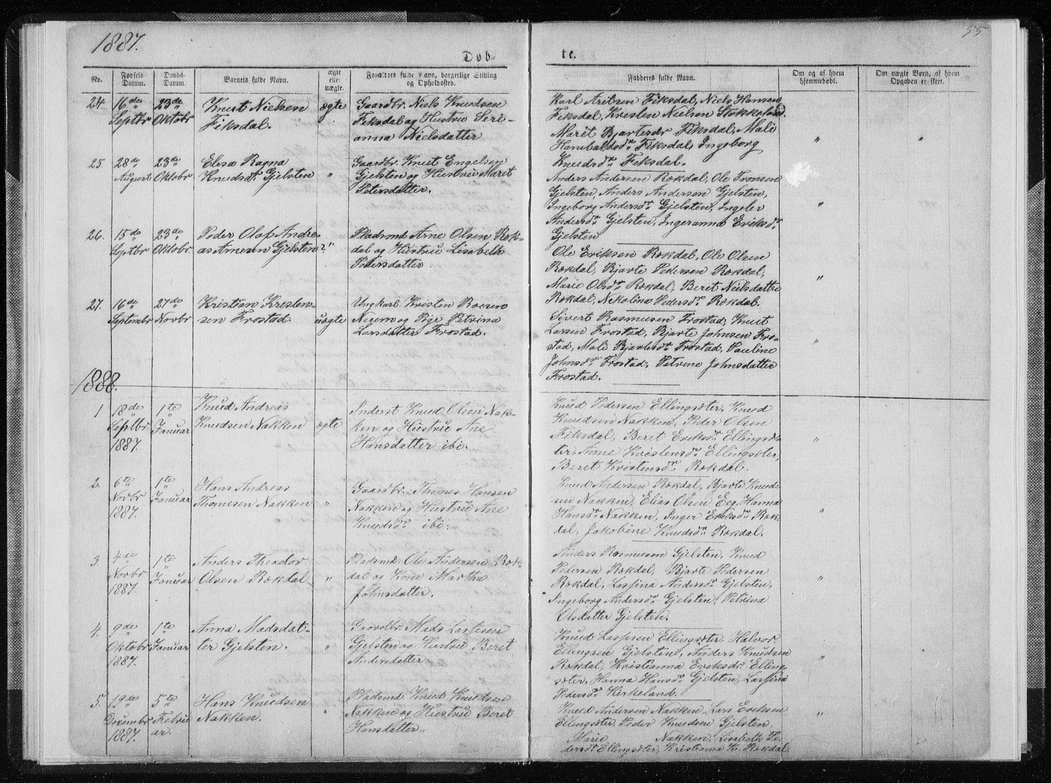 Ministerialprotokoller, klokkerbøker og fødselsregistre - Møre og Romsdal, SAT/A-1454/540/L0541: Klokkerbok nr. 540C01, 1867-1920, s. 55