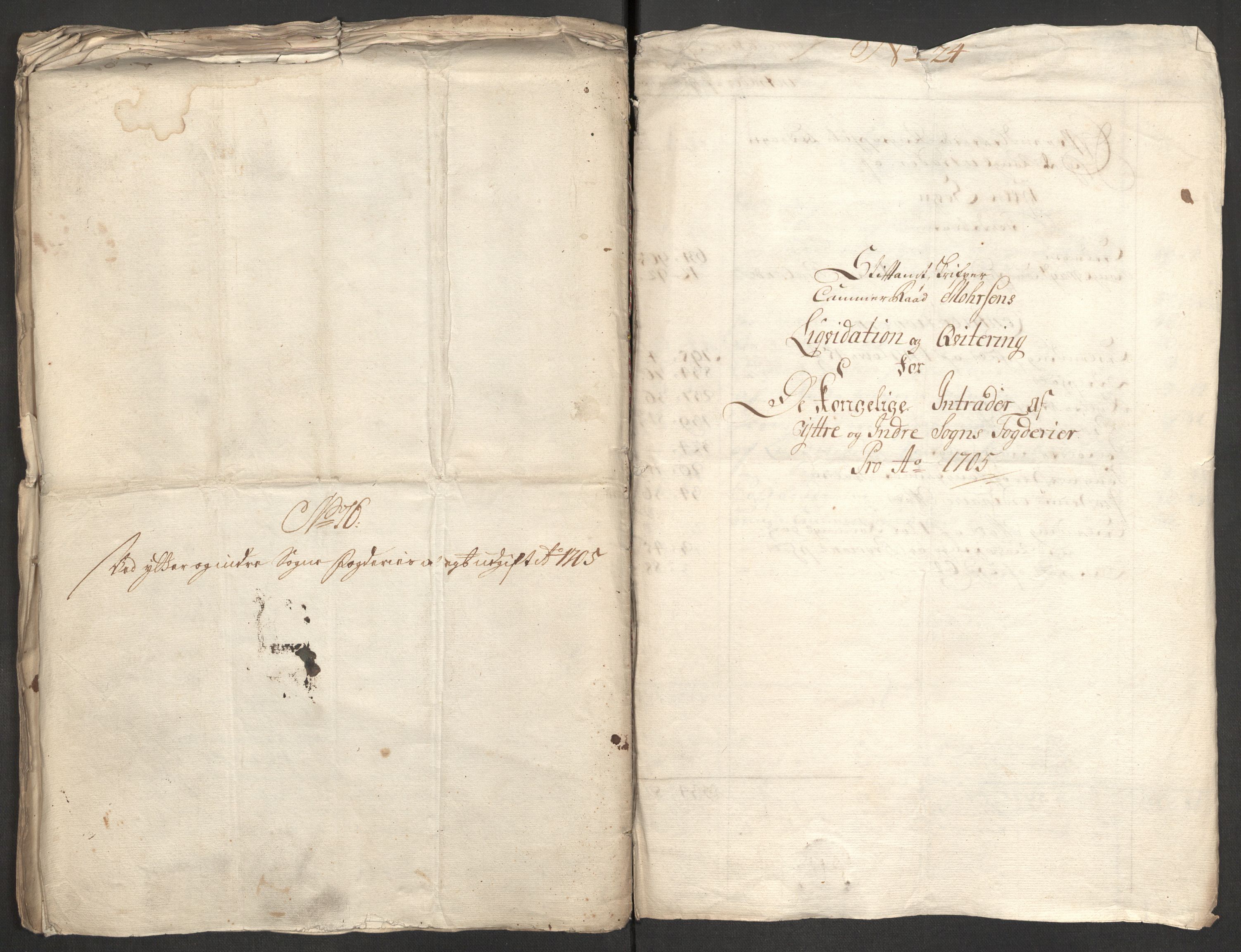 Rentekammeret inntil 1814, Reviderte regnskaper, Fogderegnskap, AV/RA-EA-4092/R52/L3314: Fogderegnskap Sogn, 1705-1707, s. 15
