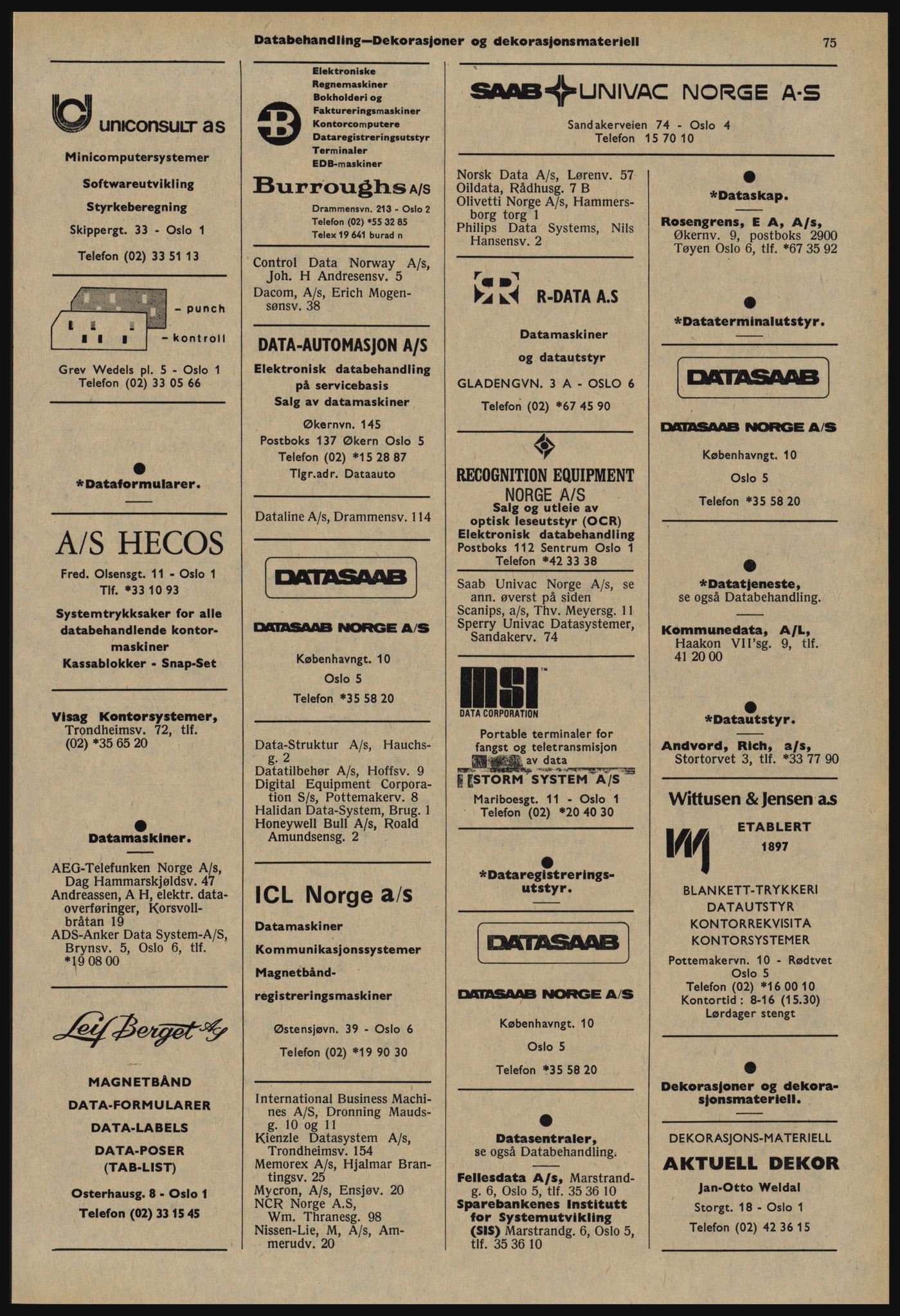 Kristiania/Oslo adressebok, PUBL/-, 1978-1979, s. 75