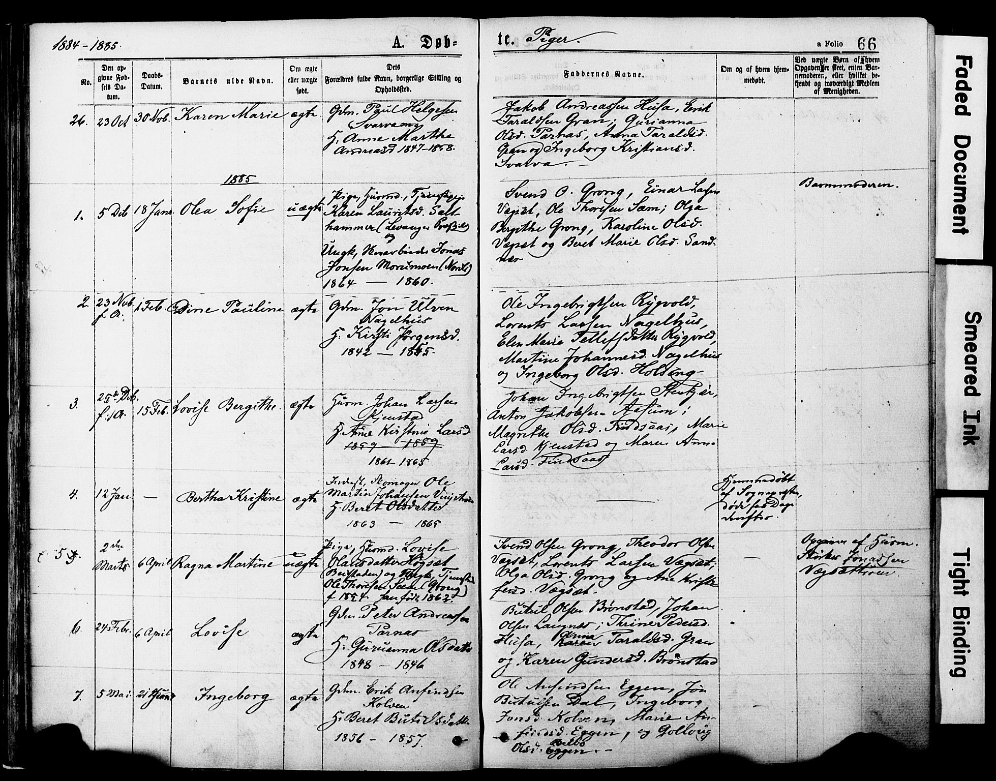 Ministerialprotokoller, klokkerbøker og fødselsregistre - Nord-Trøndelag, SAT/A-1458/749/L0473: Ministerialbok nr. 749A07, 1873-1887, s. 66