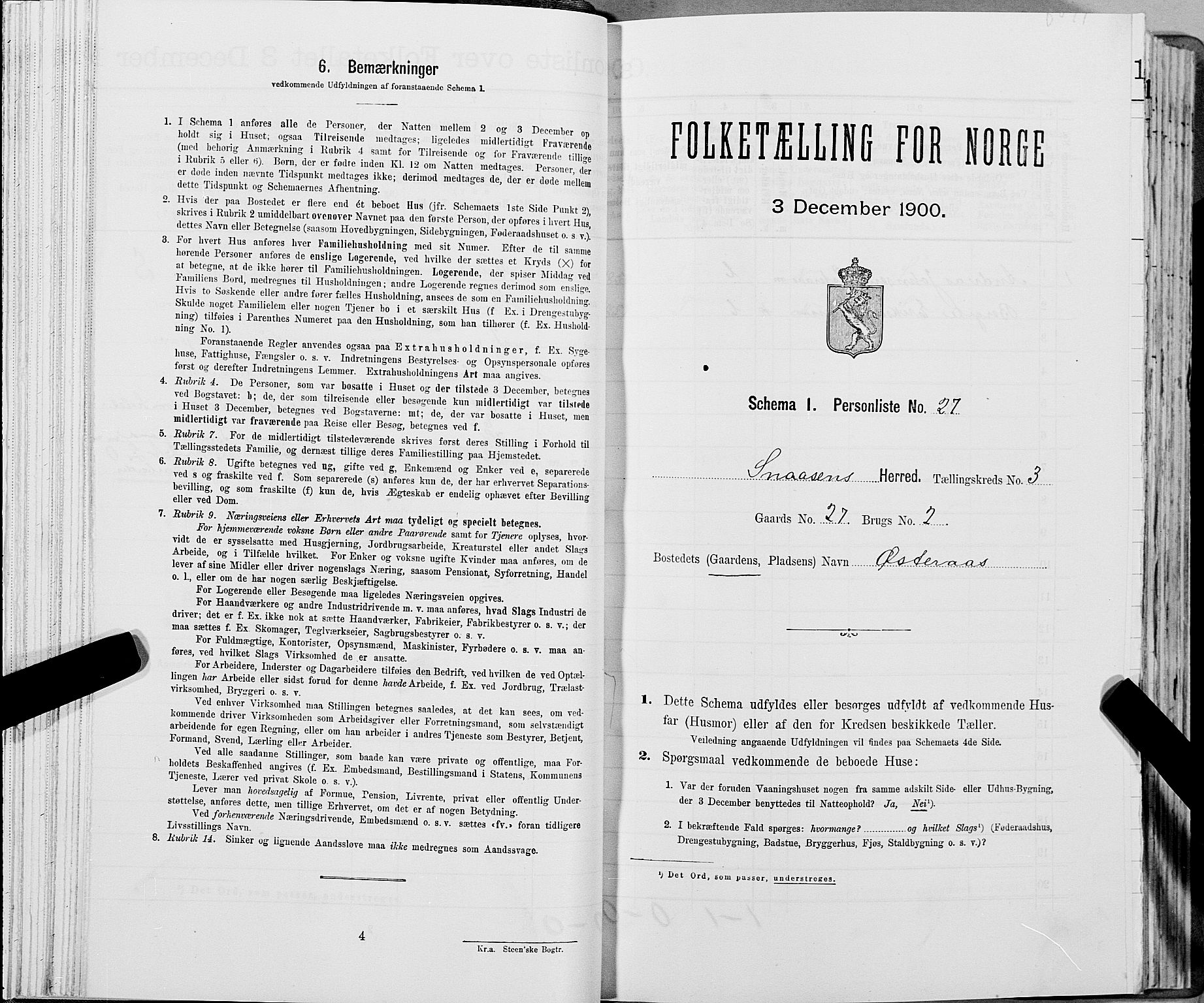 SAT, Folketelling 1900 for 1736 Snåsa herred, 1900, s. 645