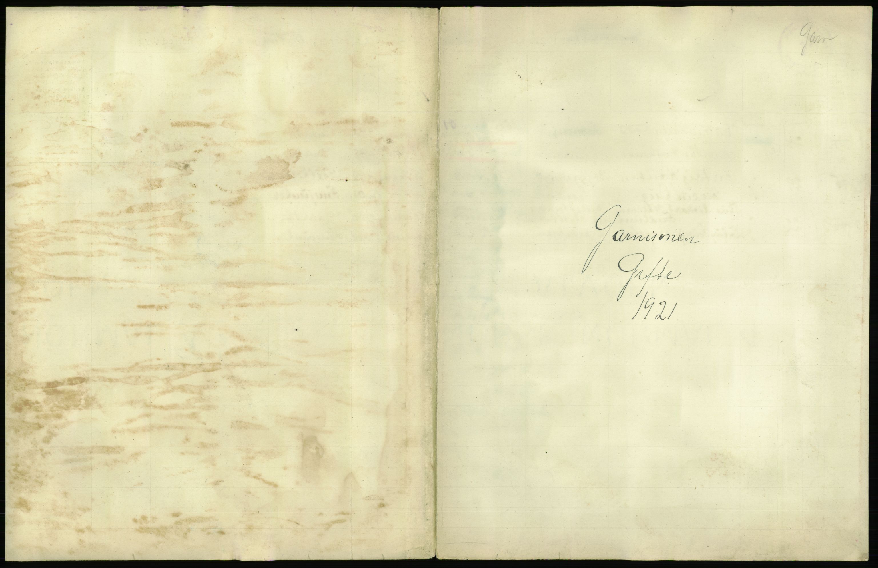 Statistisk sentralbyrå, Sosiodemografiske emner, Befolkning, AV/RA-S-2228/D/Df/Dfc/Dfca/L0011: Kristiania: Gifte, 1921, s. 877