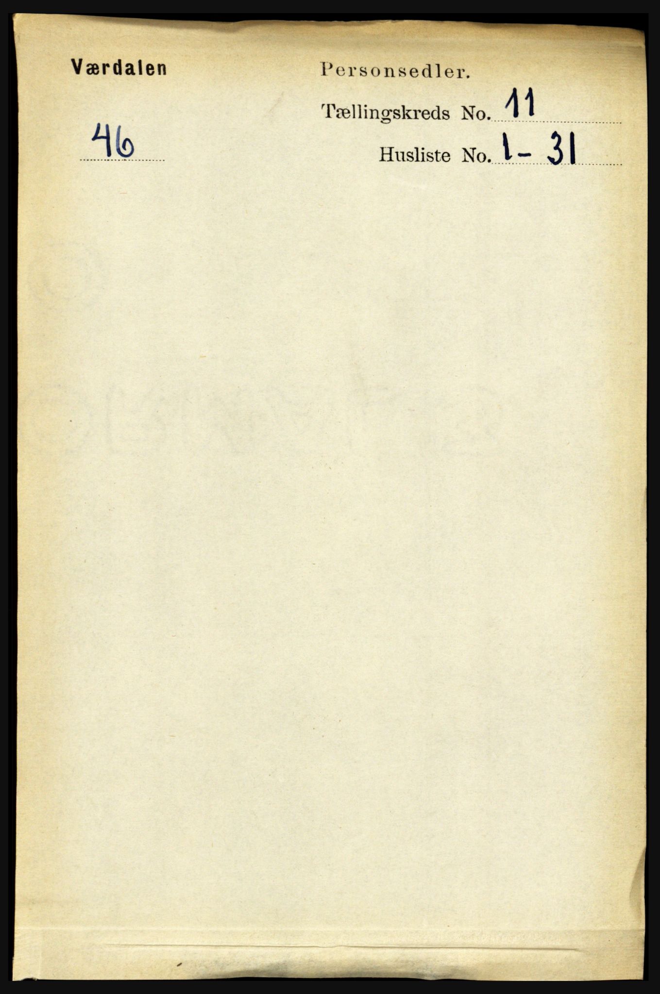 RA, Folketelling 1891 for 1721 Verdal herred, 1891, s. 5944