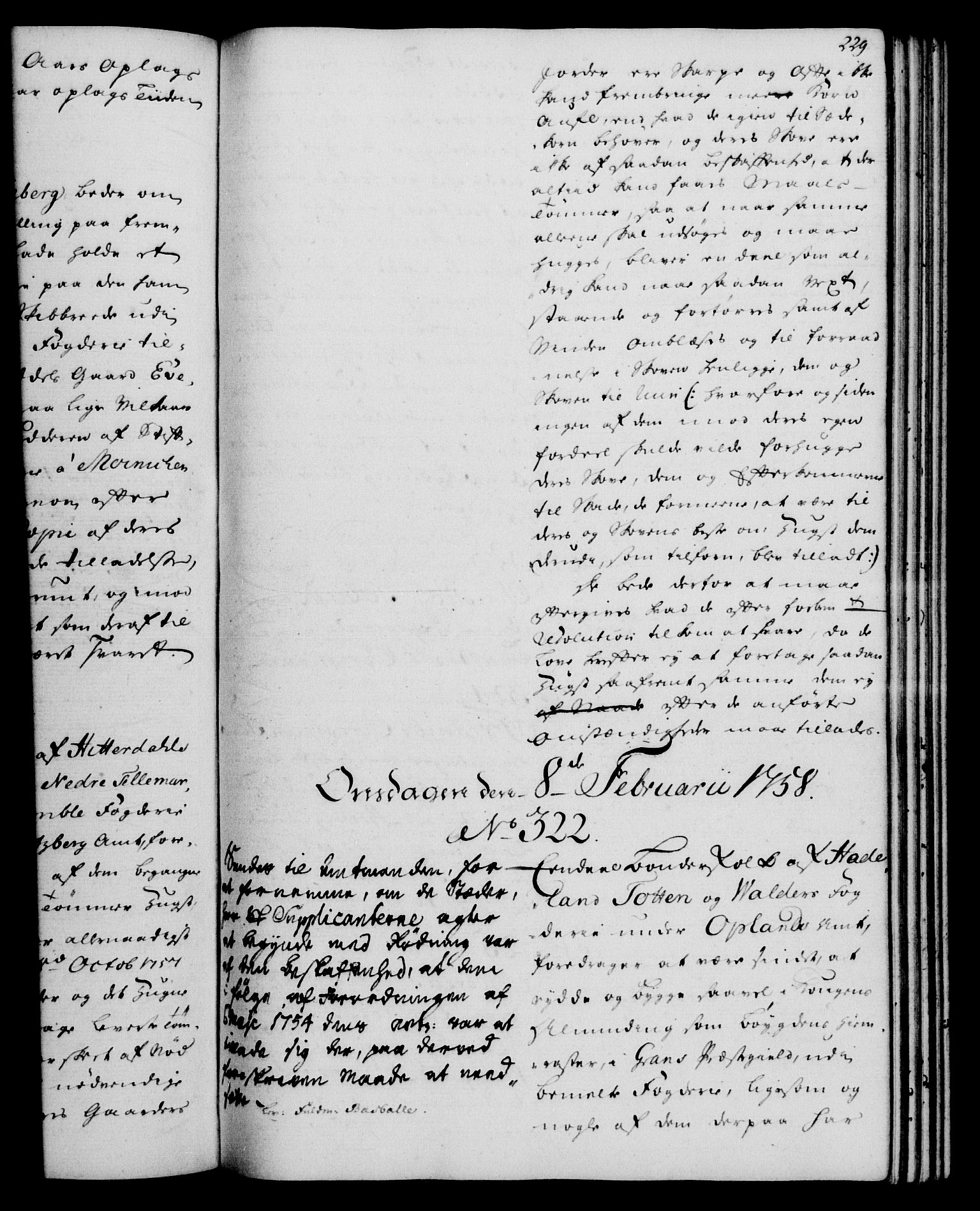 Rentekammeret, Kammerkanselliet, AV/RA-EA-3111/G/Gh/Gha/L0034: Norsk ekstraktmemorialprotokoll (merket RK 53.79), 1756-1759, s. 229