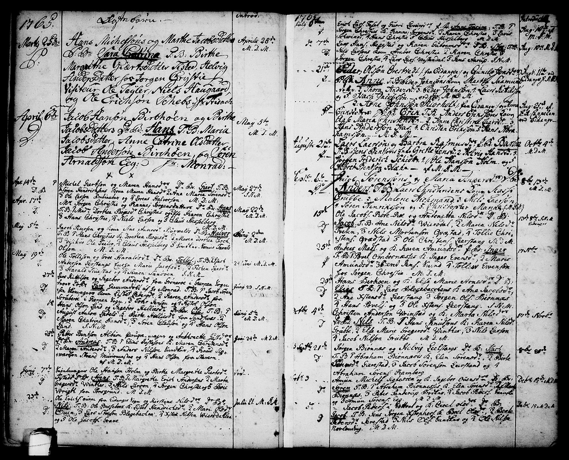 Brevik kirkebøker, AV/SAKO-A-255/F/Fa/L0003: Ministerialbok nr. 3, 1764-1814, s. 4