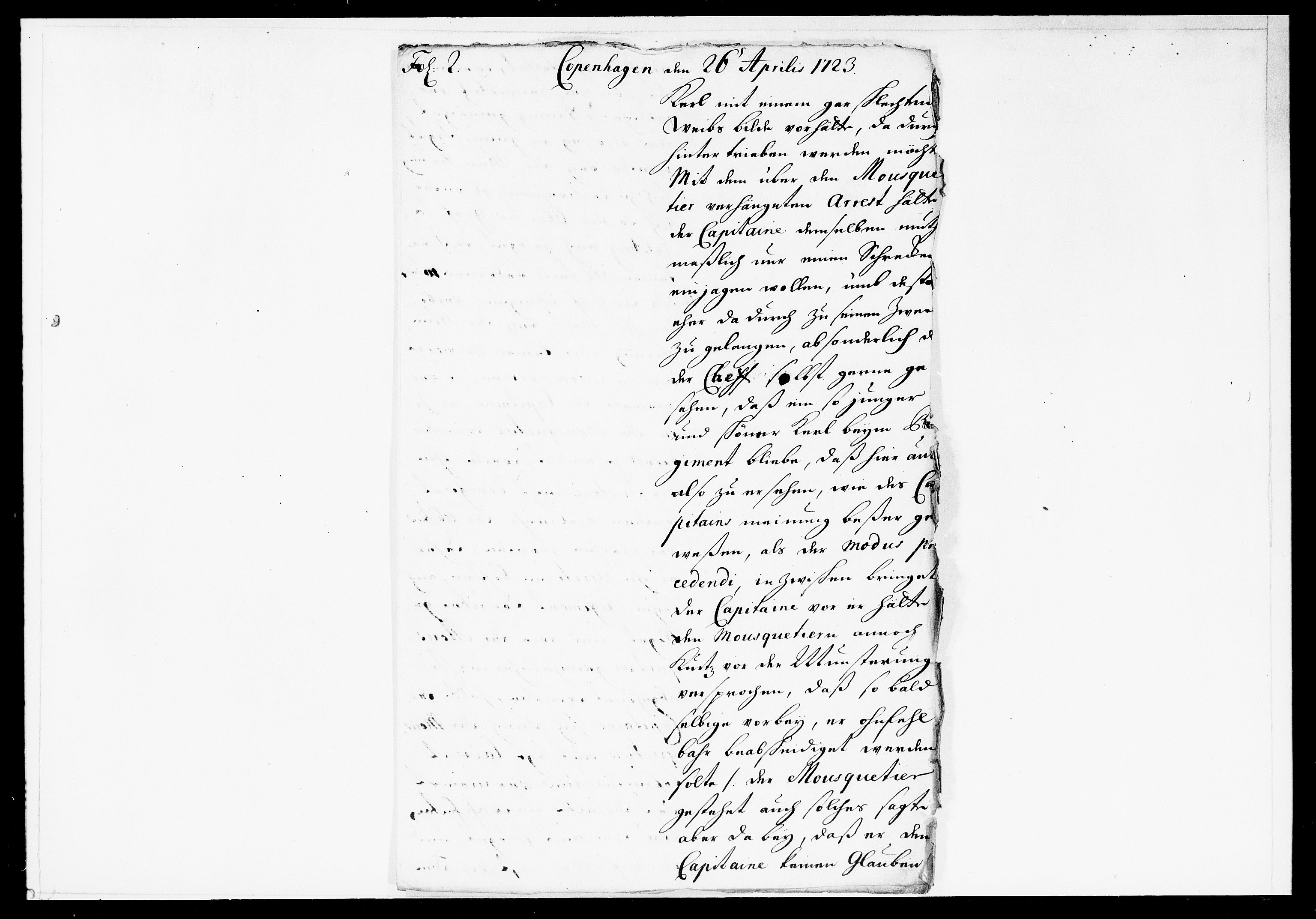 Krigskollegiet, Krigskancelliet, DRA/A-0006/-/1069-1071: Refererede sager, 1723, s. 82