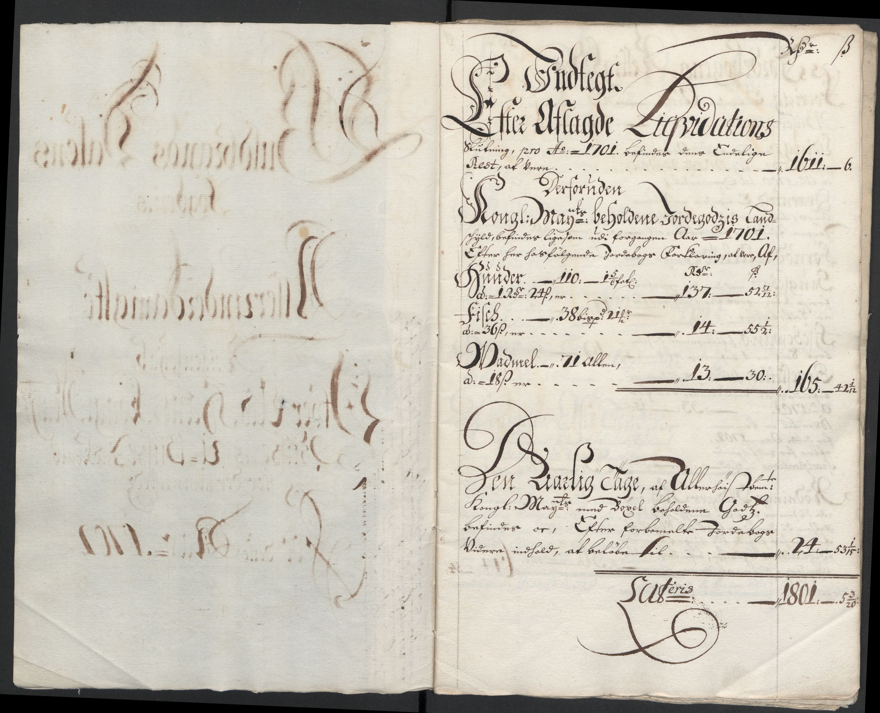 Rentekammeret inntil 1814, Reviderte regnskaper, Fogderegnskap, AV/RA-EA-4092/R17/L1175: Fogderegnskap Gudbrandsdal, 1702, s. 4