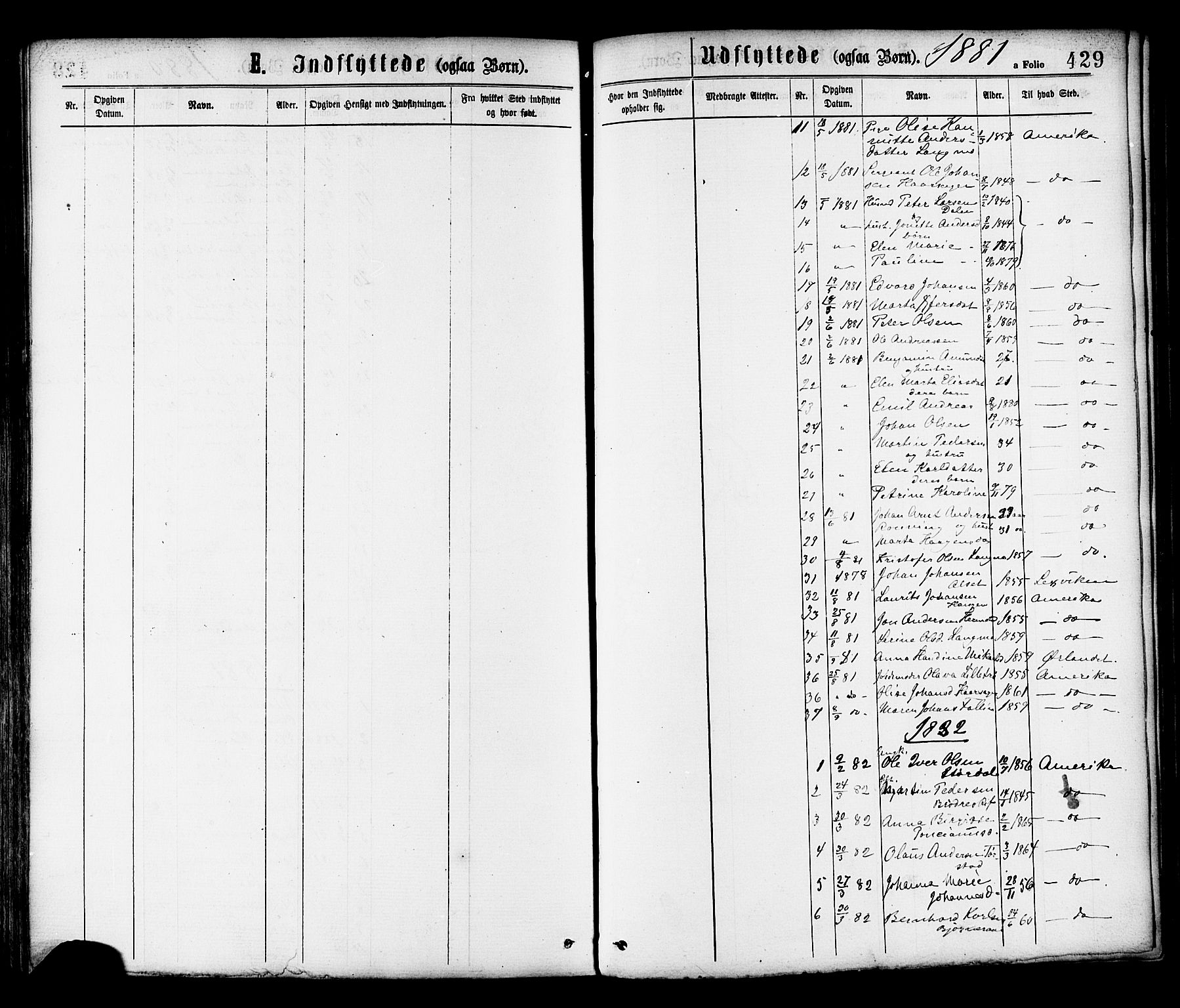 Ministerialprotokoller, klokkerbøker og fødselsregistre - Sør-Trøndelag, SAT/A-1456/646/L0613: Ministerialbok nr. 646A11, 1870-1884, s. 429