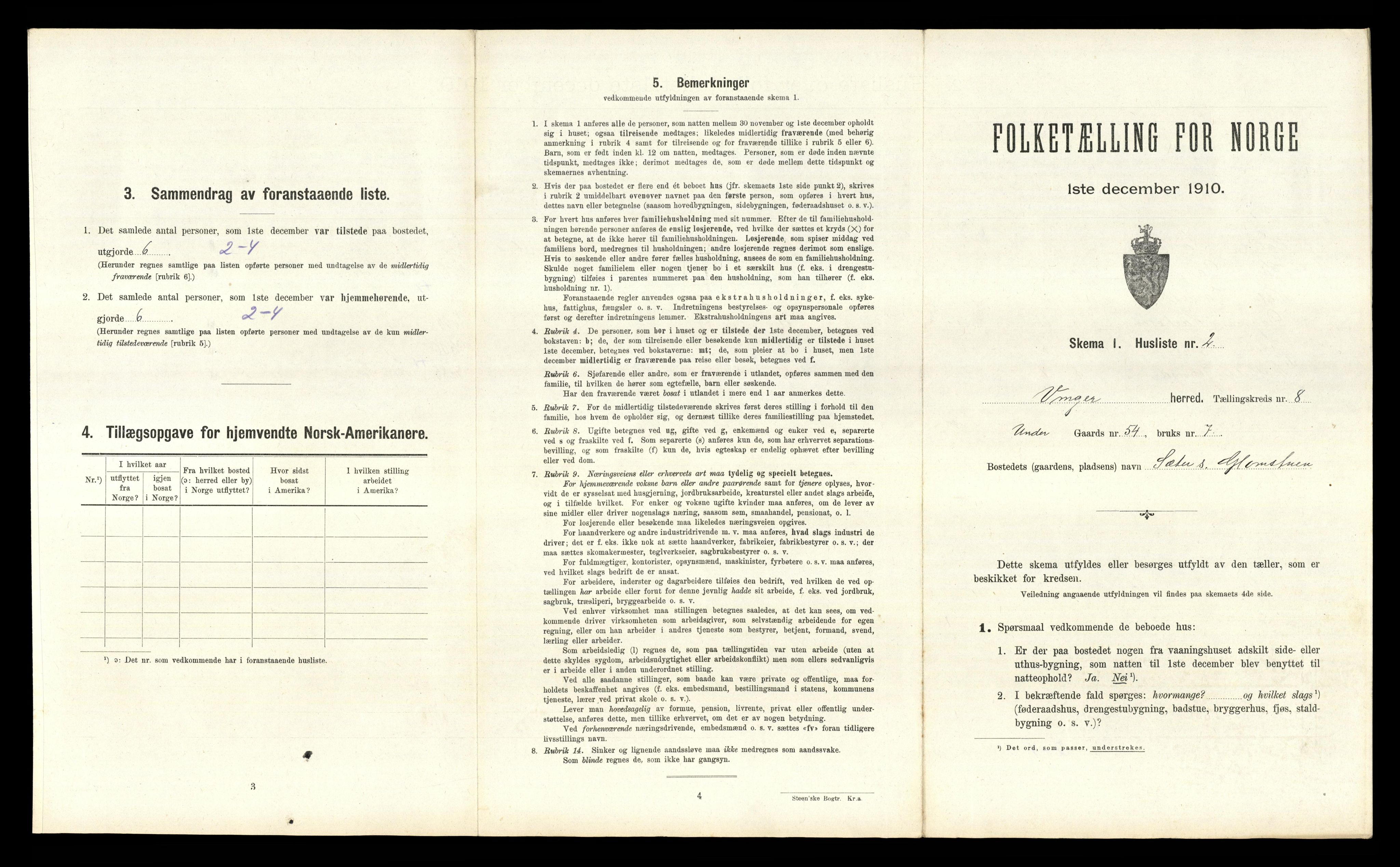 RA, Folketelling 1910 for 0421 Vinger herred, 1910, s. 943