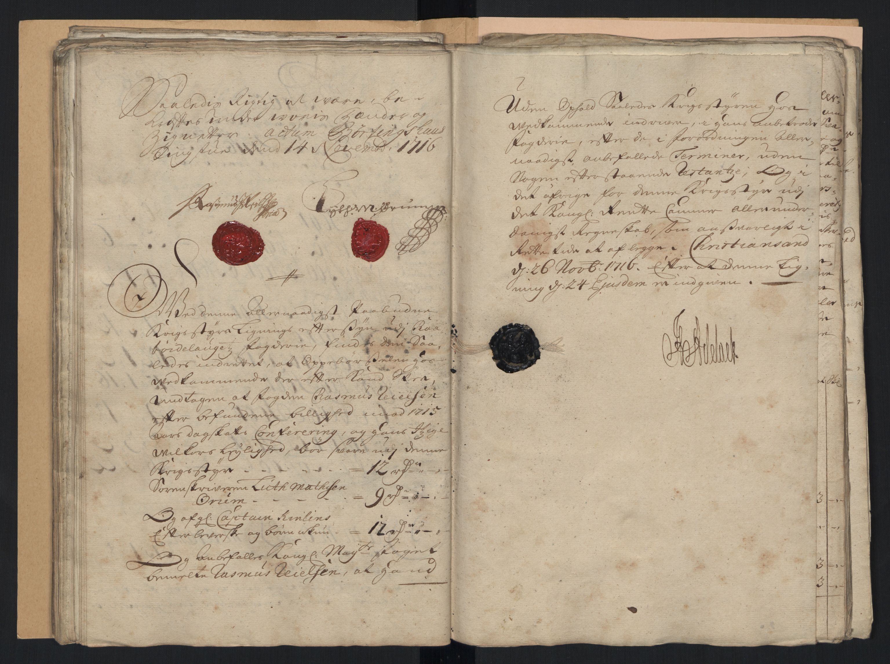 Rentekammeret inntil 1814, Reviderte regnskaper, Fogderegnskap, AV/RA-EA-4092/R40/L2452: Fogderegnskap Råbyggelag, 1716-1717, s. 76