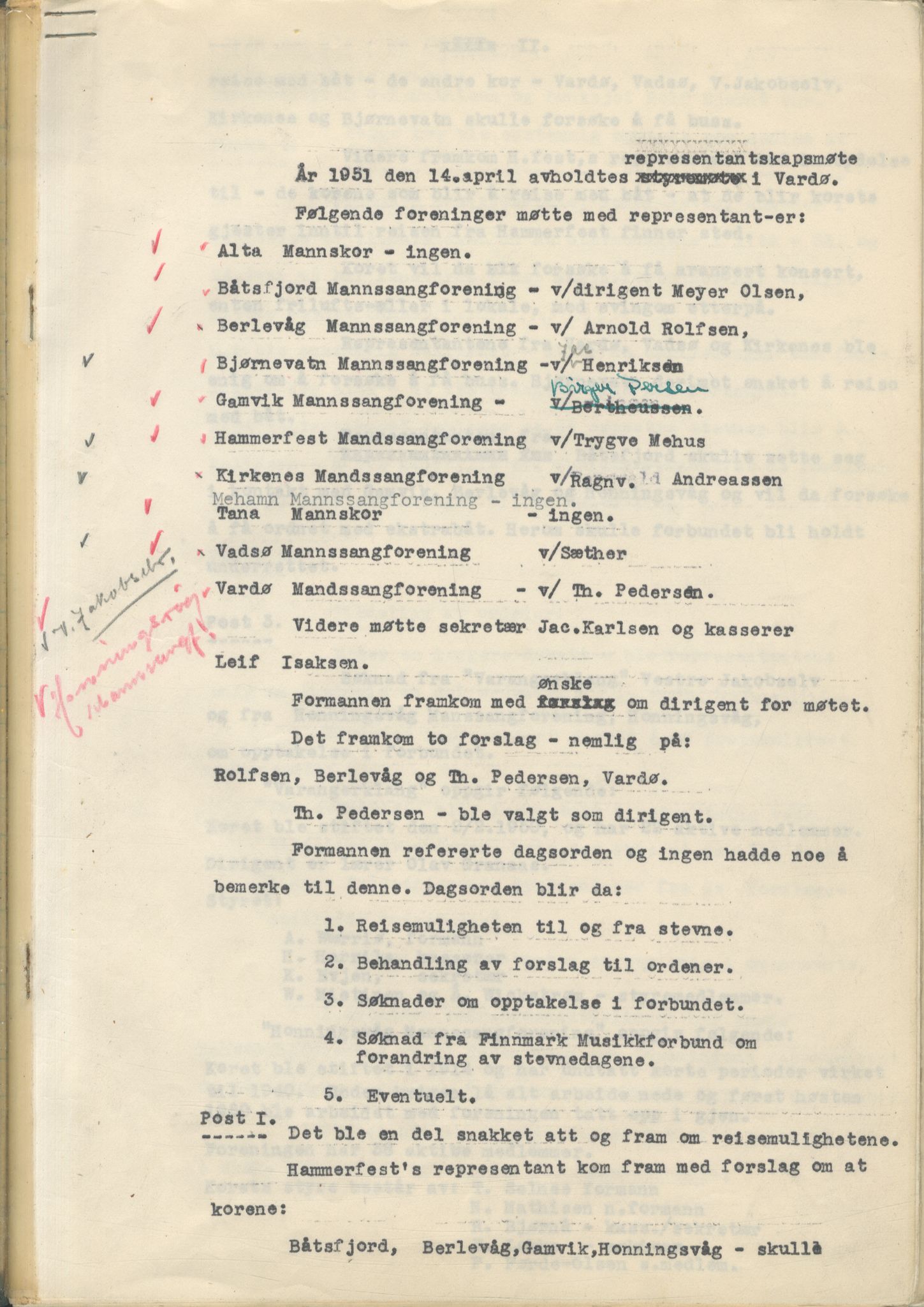 Finnmark Sangerforbund, FMFB/A-1050/A/L0011: Forhandlingsprotokoll, 1947-1963, s. 58