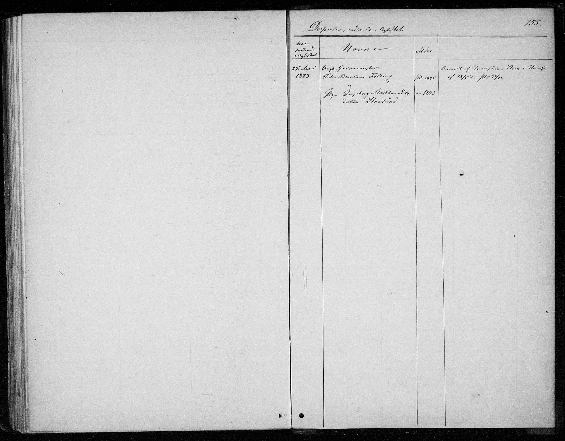 Ministerialprotokoller, klokkerbøker og fødselsregistre - Nord-Trøndelag, SAT/A-1458/720/L0186: Ministerialbok nr. 720A03, 1864-1874, s. 155