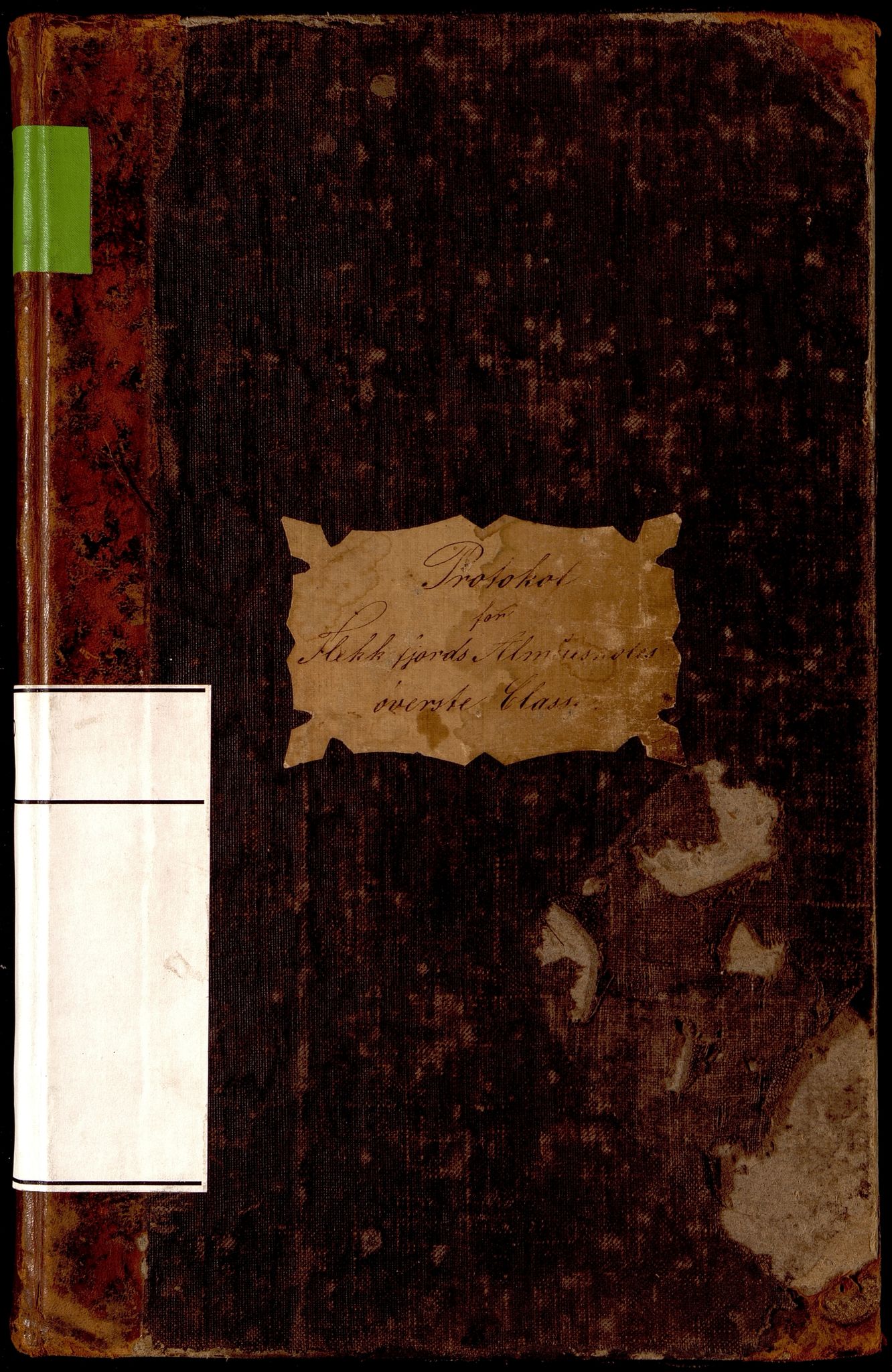 Flekkefjord By - Flekkefjord Folkeskole, ARKSOR/1004FG550/H/L0003: Skoleprotokoll, 1864-1876