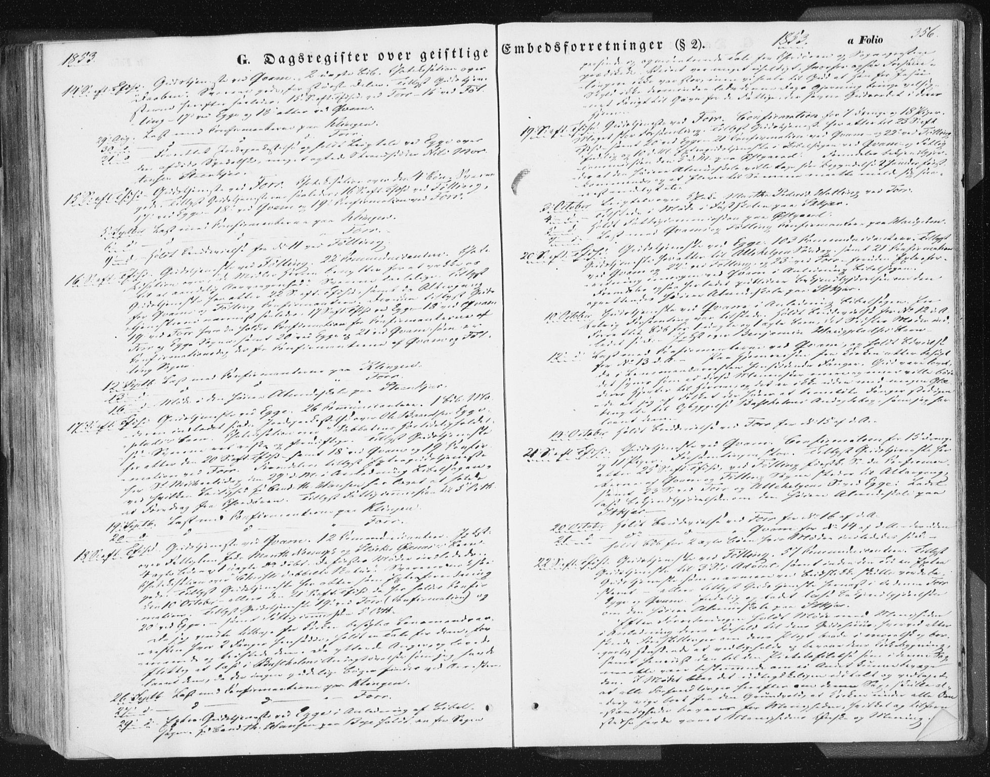 Ministerialprotokoller, klokkerbøker og fødselsregistre - Nord-Trøndelag, SAT/A-1458/746/L0446: Ministerialbok nr. 746A05, 1846-1859, s. 356