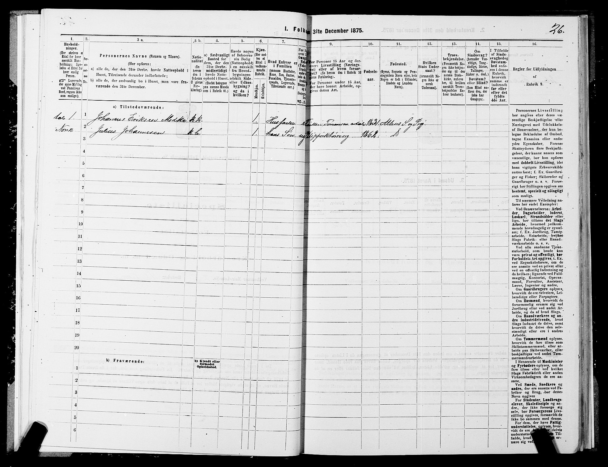 SATØ, Folketelling 1875 for 2012P Alta prestegjeld, 1875, s. 1026