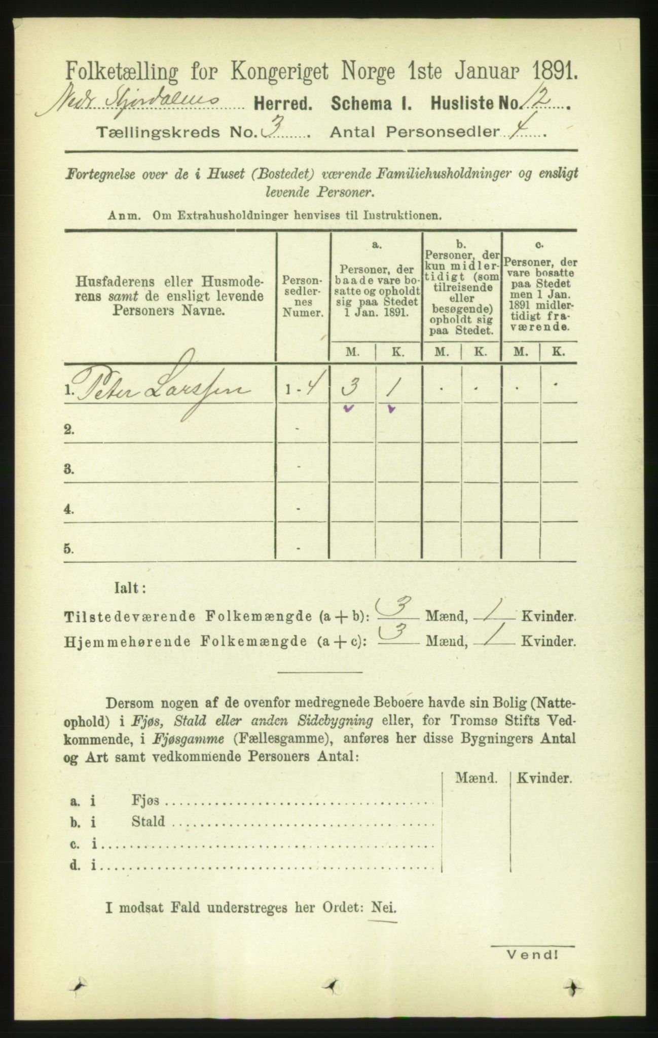 RA, Folketelling 1891 for 1714 Nedre Stjørdal herred, 1891, s. 962