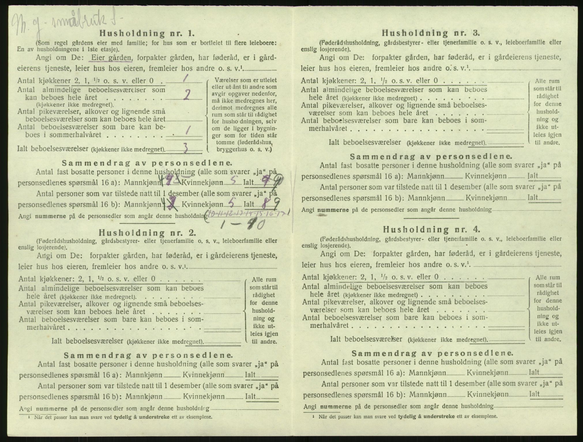 SAK, Folketelling 1920 for 0913 Søndeled herred, 1920, s. 748