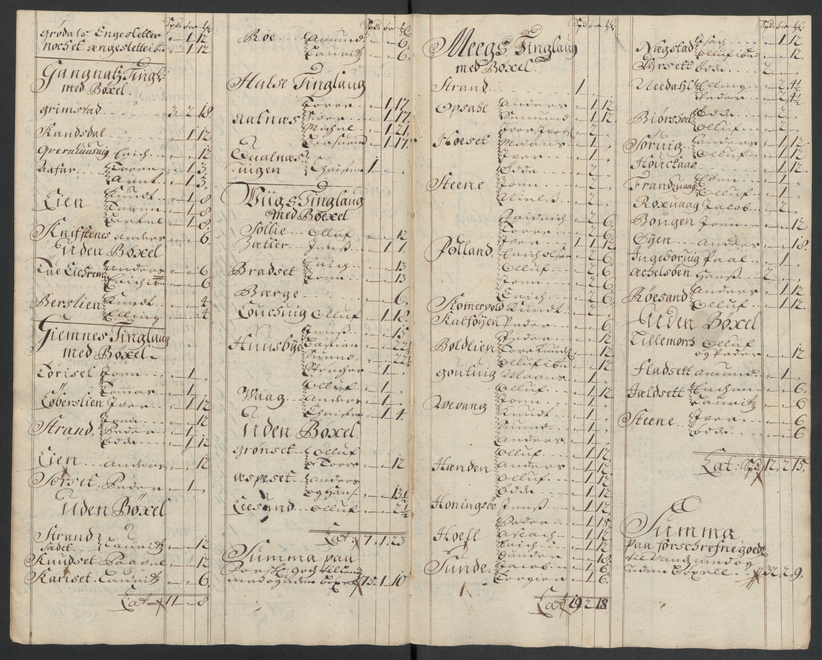 Rentekammeret inntil 1814, Reviderte regnskaper, Fogderegnskap, AV/RA-EA-4092/R56/L3739: Fogderegnskap Nordmøre, 1700-1702, s. 476