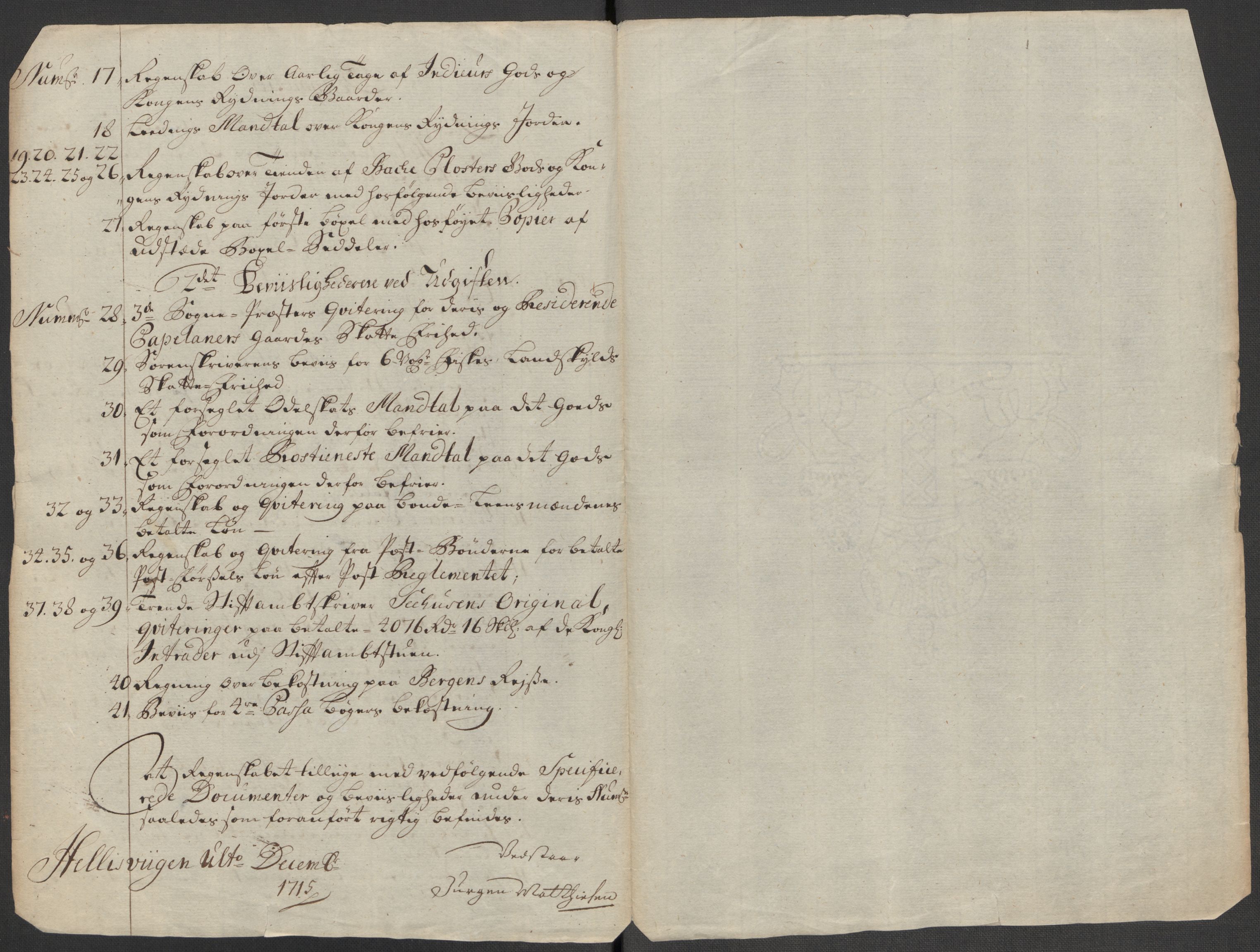 Rentekammeret inntil 1814, Reviderte regnskaper, Fogderegnskap, RA/EA-4092/R65/L4513: Fogderegnskap Helgeland, 1714-1715, s. 484