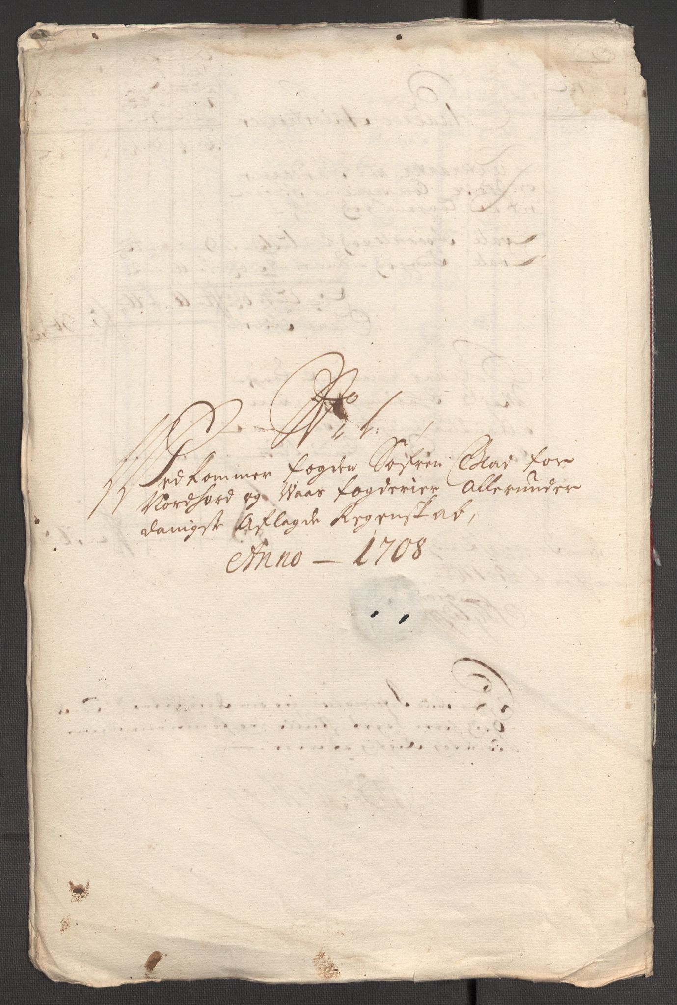 Rentekammeret inntil 1814, Reviderte regnskaper, Fogderegnskap, RA/EA-4092/R51/L3189: Fogderegnskap Nordhordland og Voss, 1708, s. 47