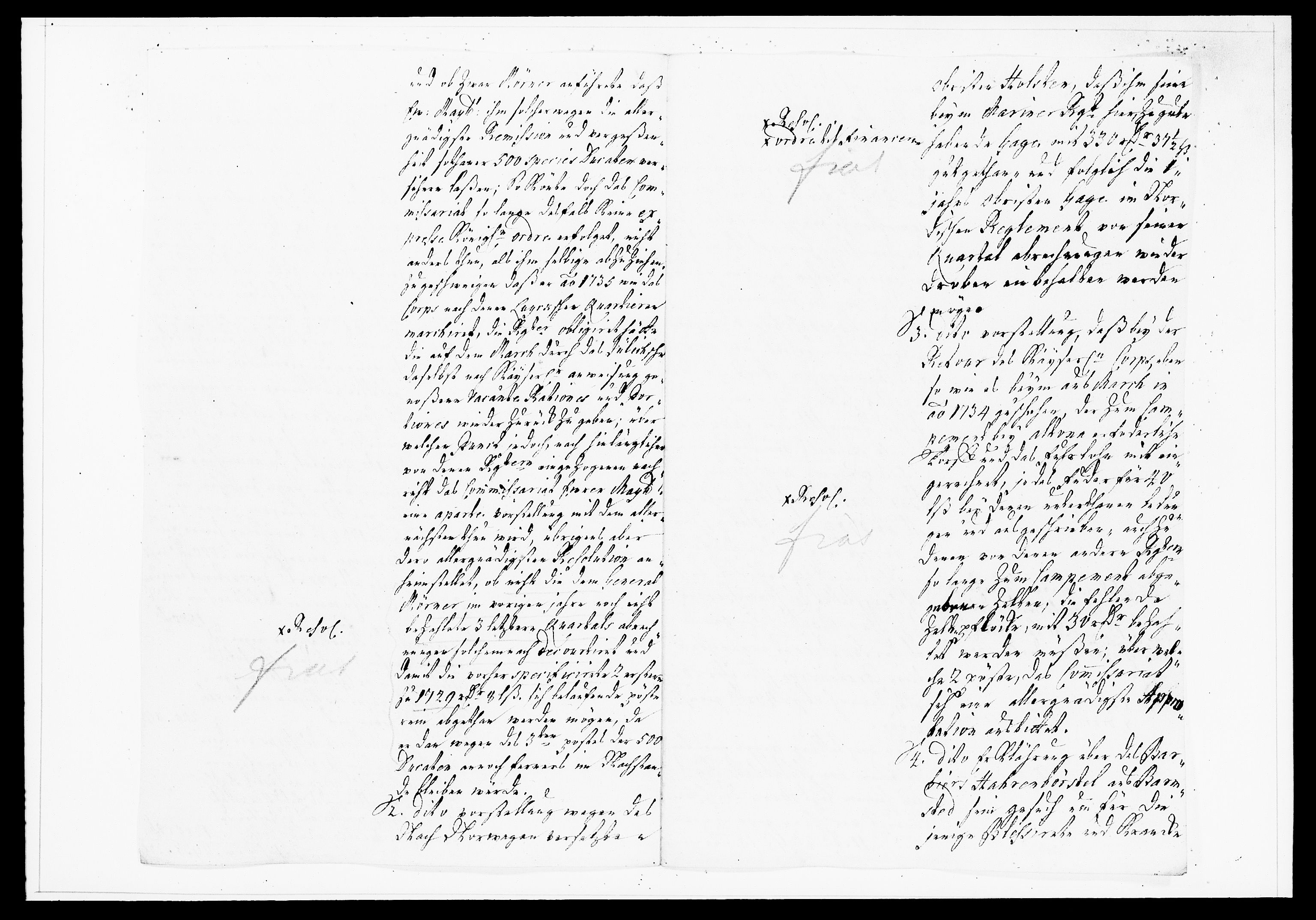 Krigskollegiet, Krigskancelliet, DRA/A-0006/-/1138-1142: Refererede sager, 1737, s. 18