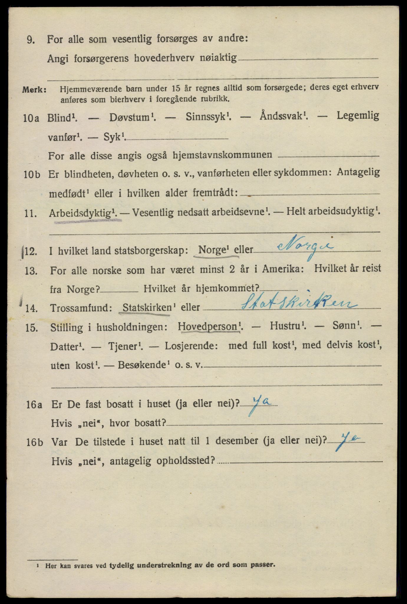 SAO, Folketelling 1920 for 0301 Kristiania kjøpstad, 1920, s. 505476