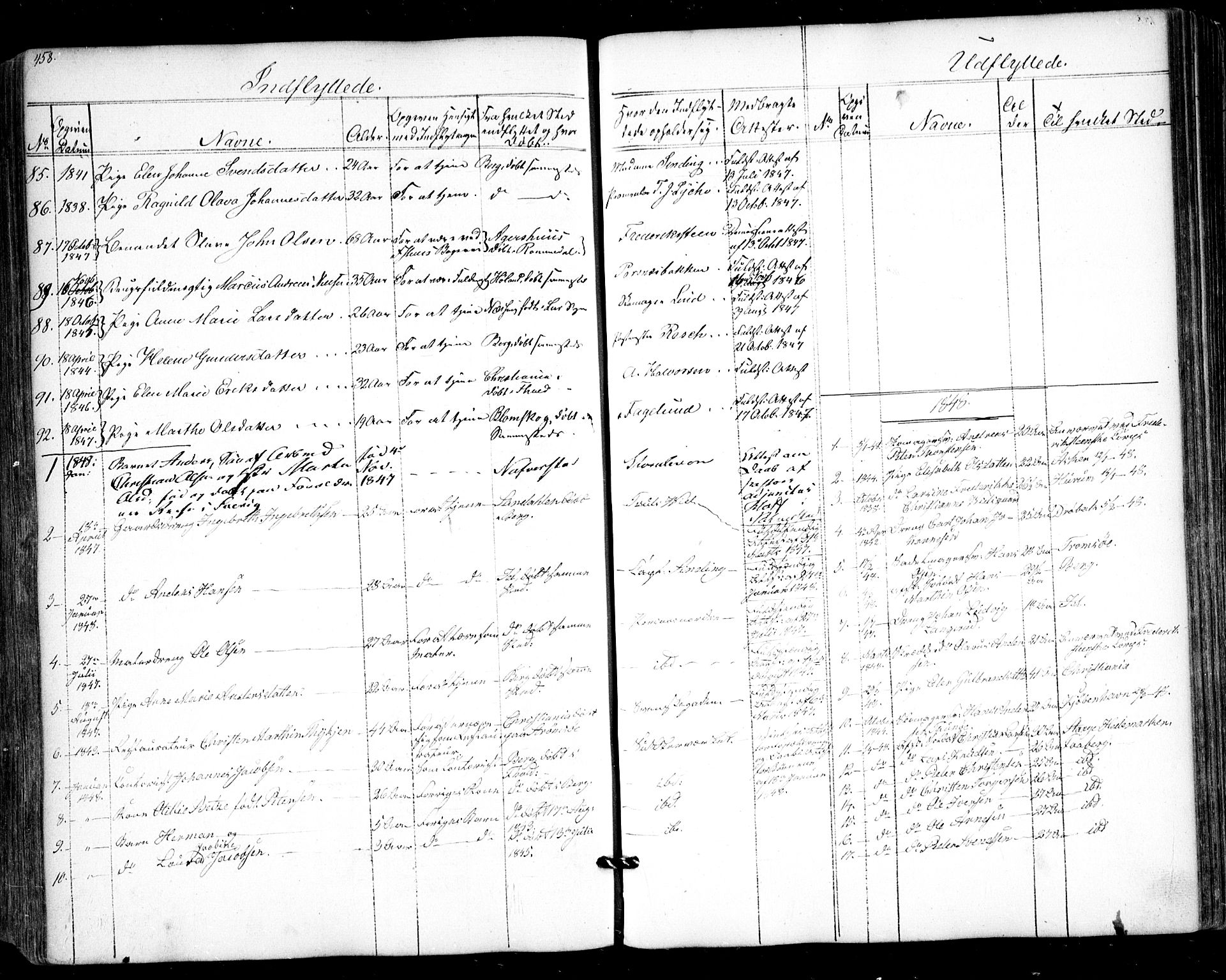 Halden prestekontor Kirkebøker, SAO/A-10909/F/Fa/L0006: Ministerialbok nr. I 6, 1845-1856, s. 458