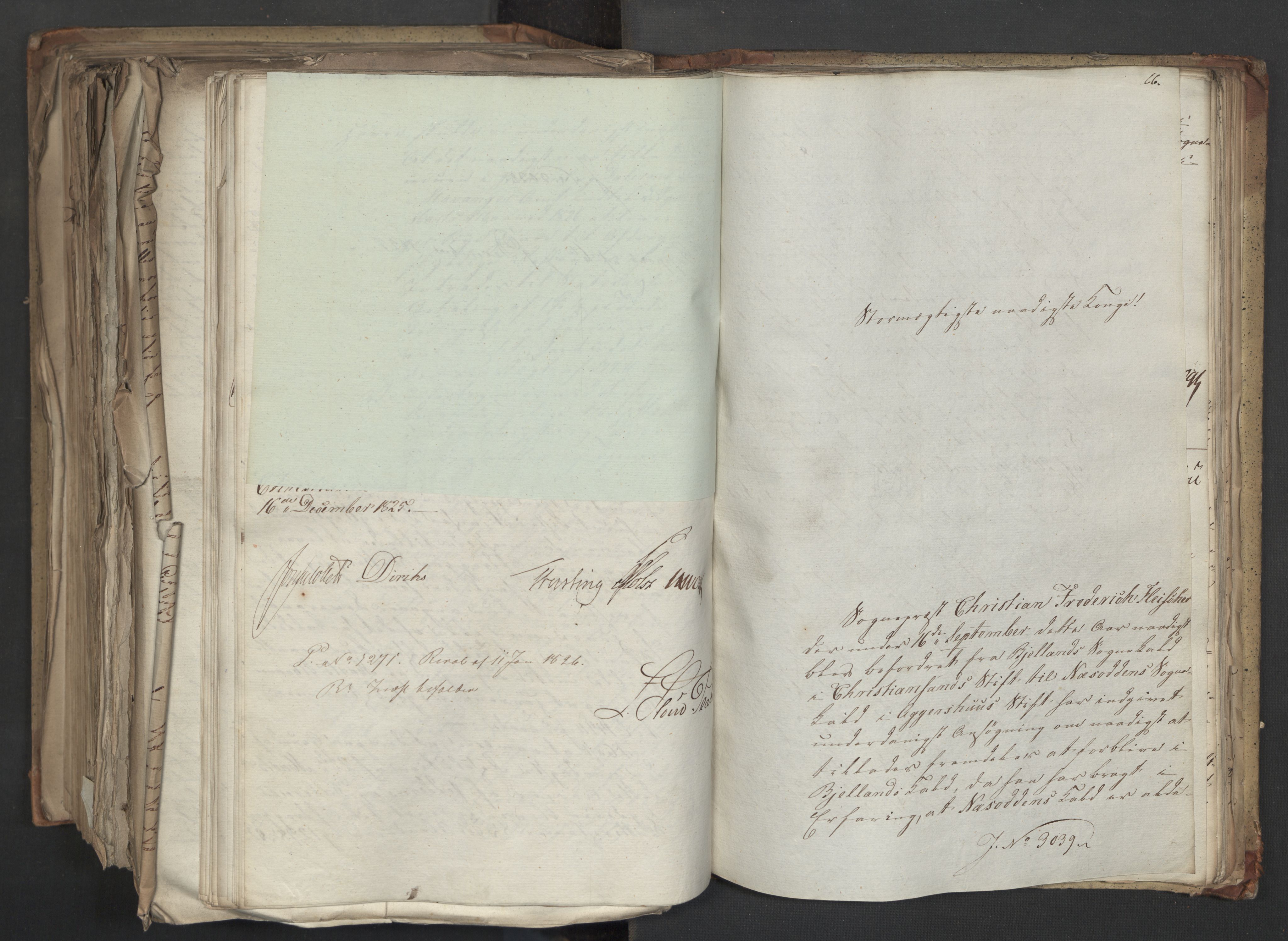 Statsrådsavdelingen i Stockholm, AV/RA-S-1003/D/Da/L0044: Regjeringsinnstillinger nr. 2846-3066, 1825, s. 571