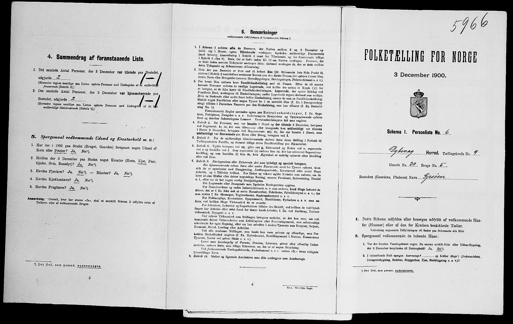 SAK, Folketelling 1900 for 0915 Dypvåg herred, 1900, s. 1031