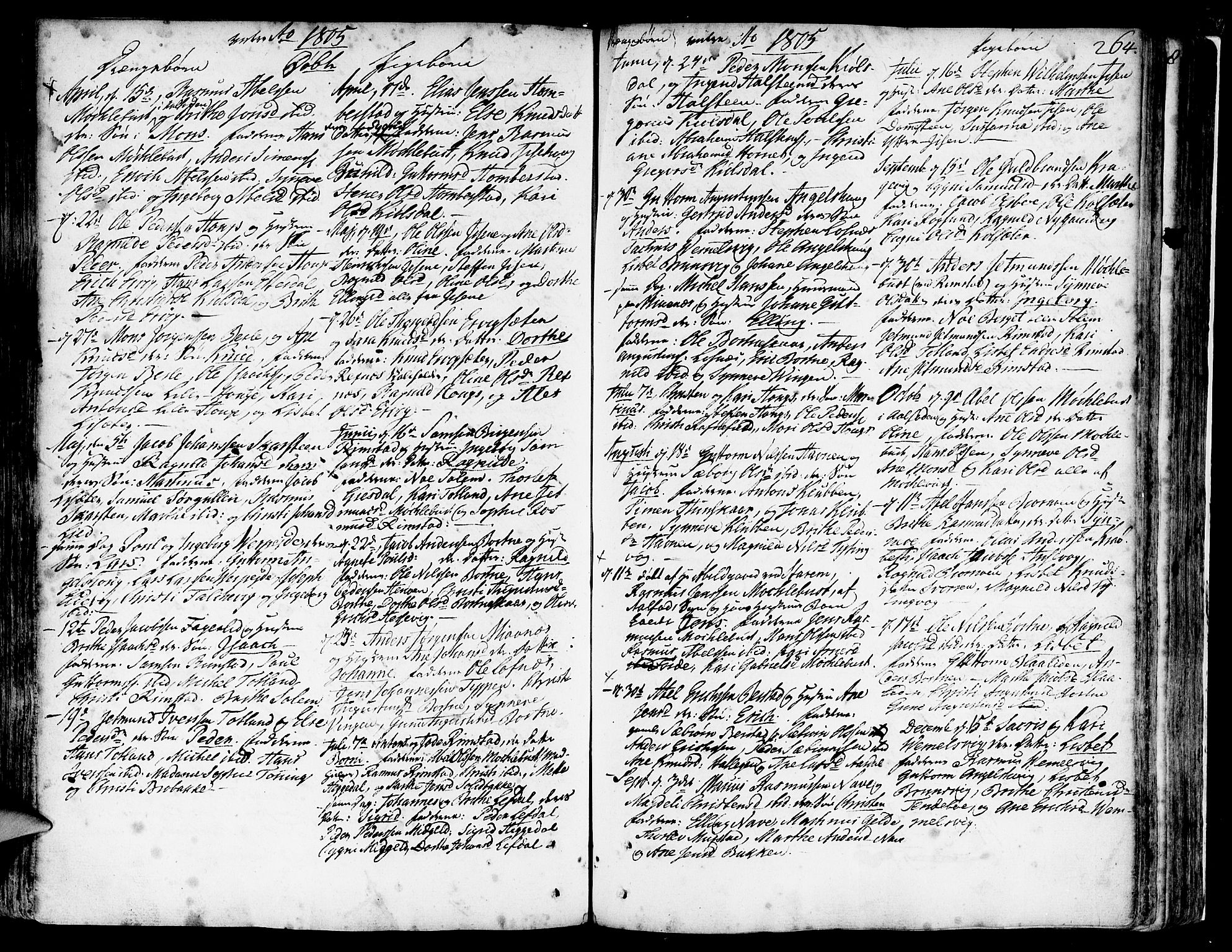 Davik sokneprestembete, AV/SAB-A-79701/H/Haa/Haaa/L0002: Ministerialbok nr. A 2, 1742-1816, s. 264