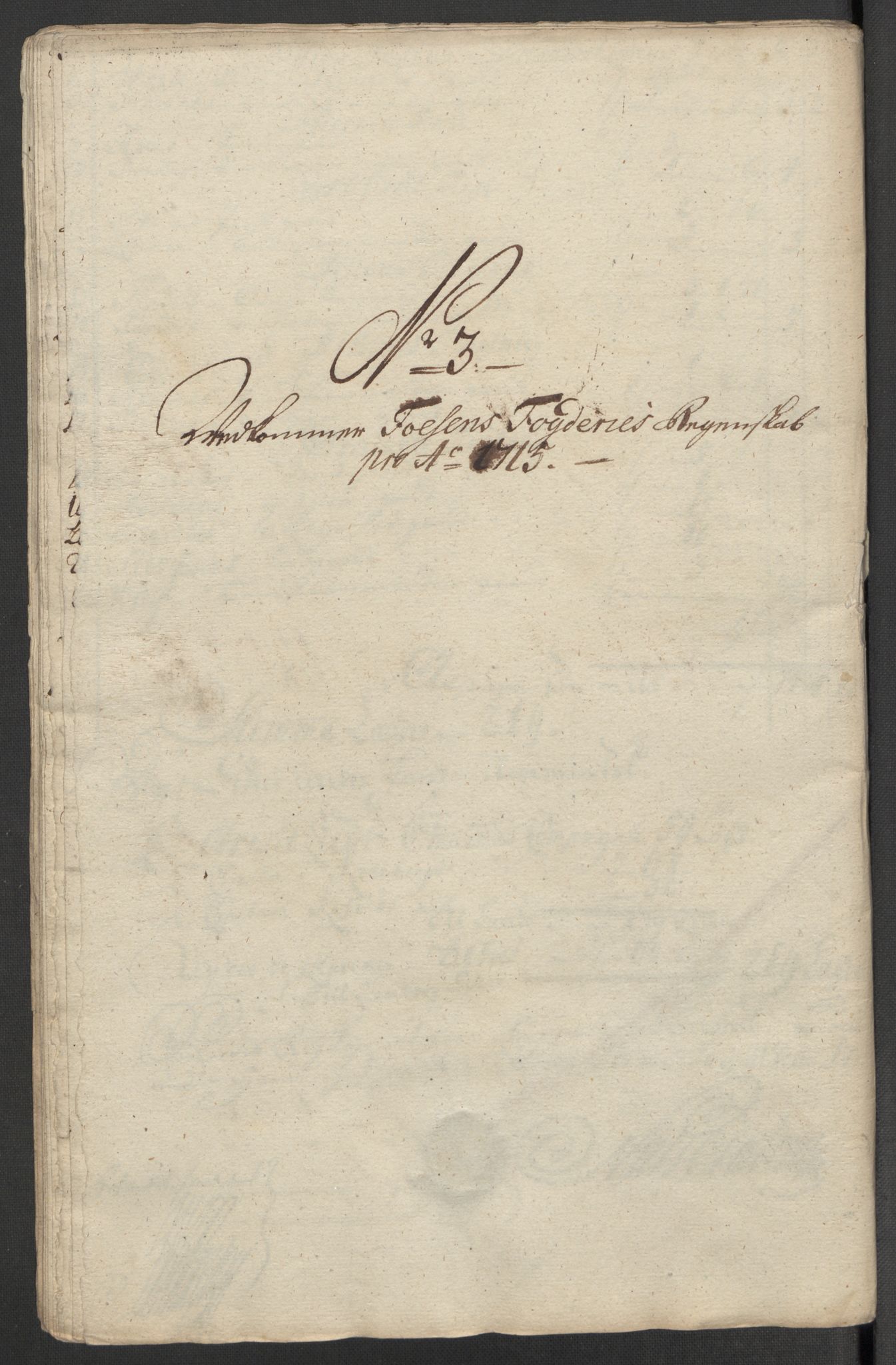 Rentekammeret inntil 1814, Reviderte regnskaper, Fogderegnskap, AV/RA-EA-4092/R57/L3863: Fogderegnskap Fosen, 1715, s. 97
