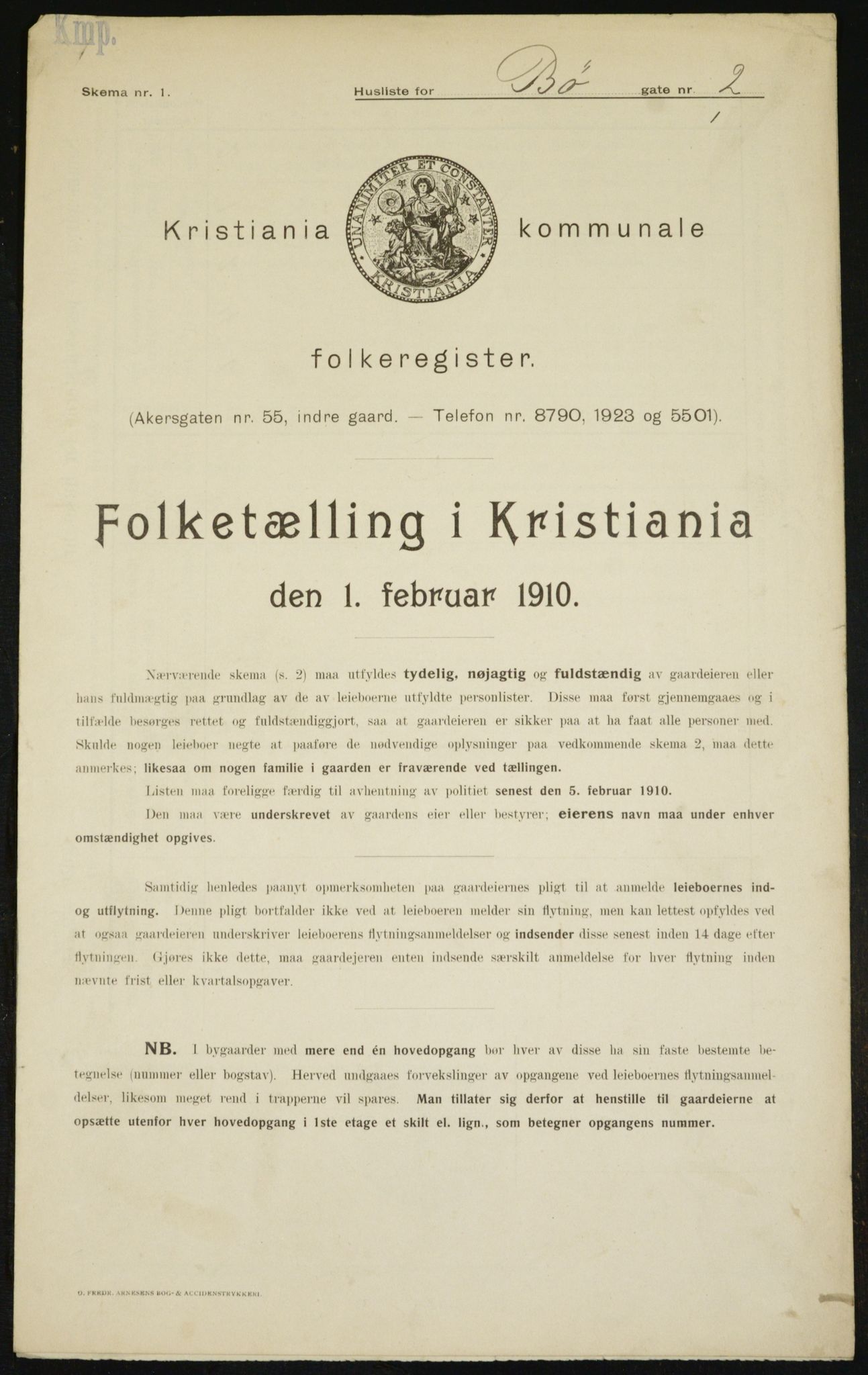 OBA, Kommunal folketelling 1.2.1910 for Kristiania, 1910, s. 10659