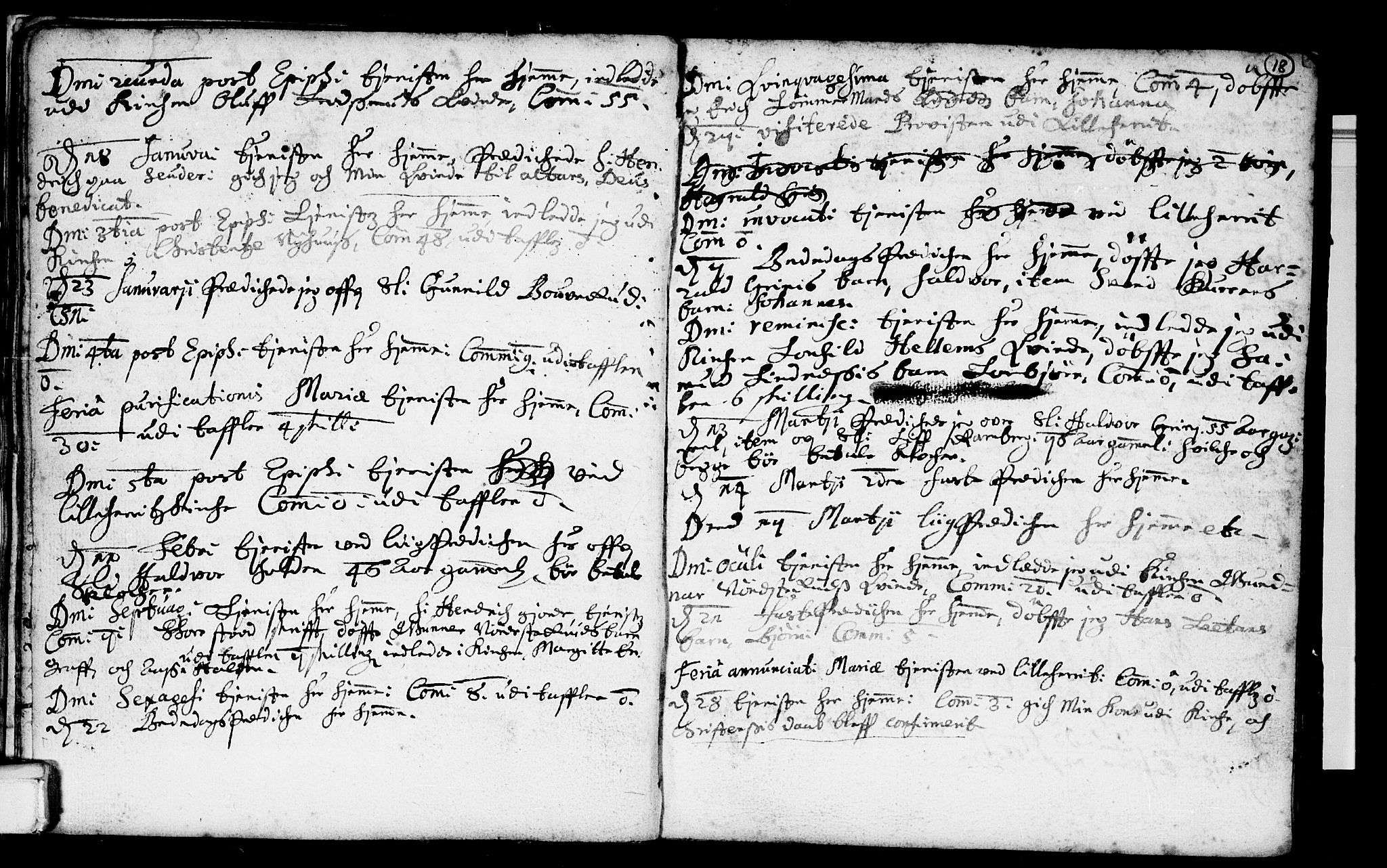 Heddal kirkebøker, AV/SAKO-A-268/F/Fa/L0001: Ministerialbok nr. I 1, 1648-1699, s. 18