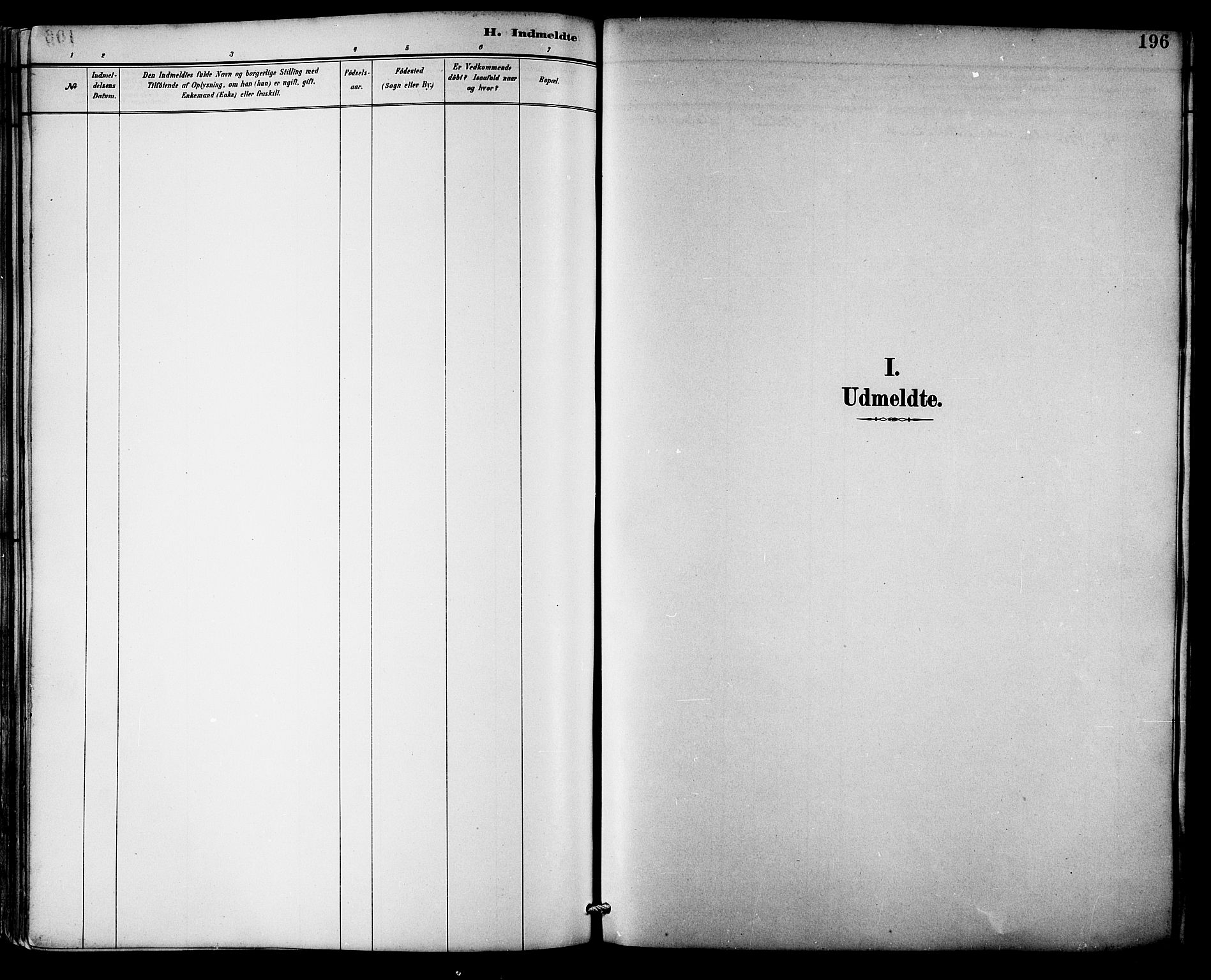 Ministerialprotokoller, klokkerbøker og fødselsregistre - Nordland, SAT/A-1459/892/L1320: Ministerialbok nr. 892A01, 1886-1901, s. 196