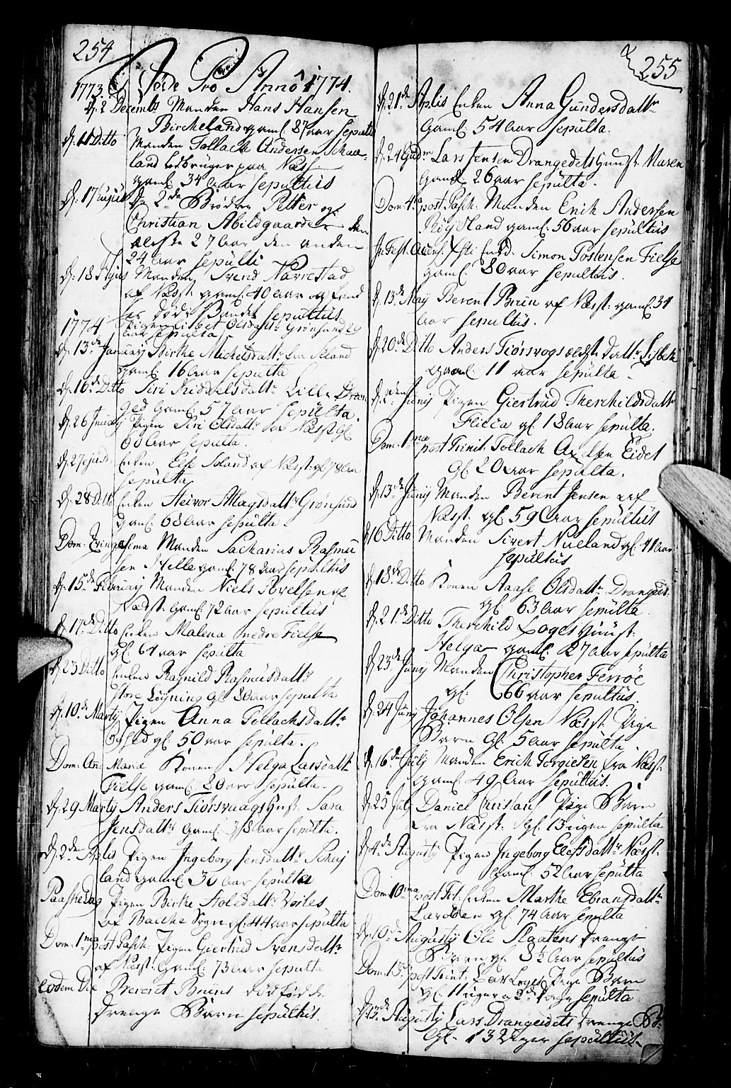 Flekkefjord sokneprestkontor, AV/SAK-1111-0012/F/Fb/Fbc/L0001: Klokkerbok nr. B 1, 1773-1801, s. 289-290