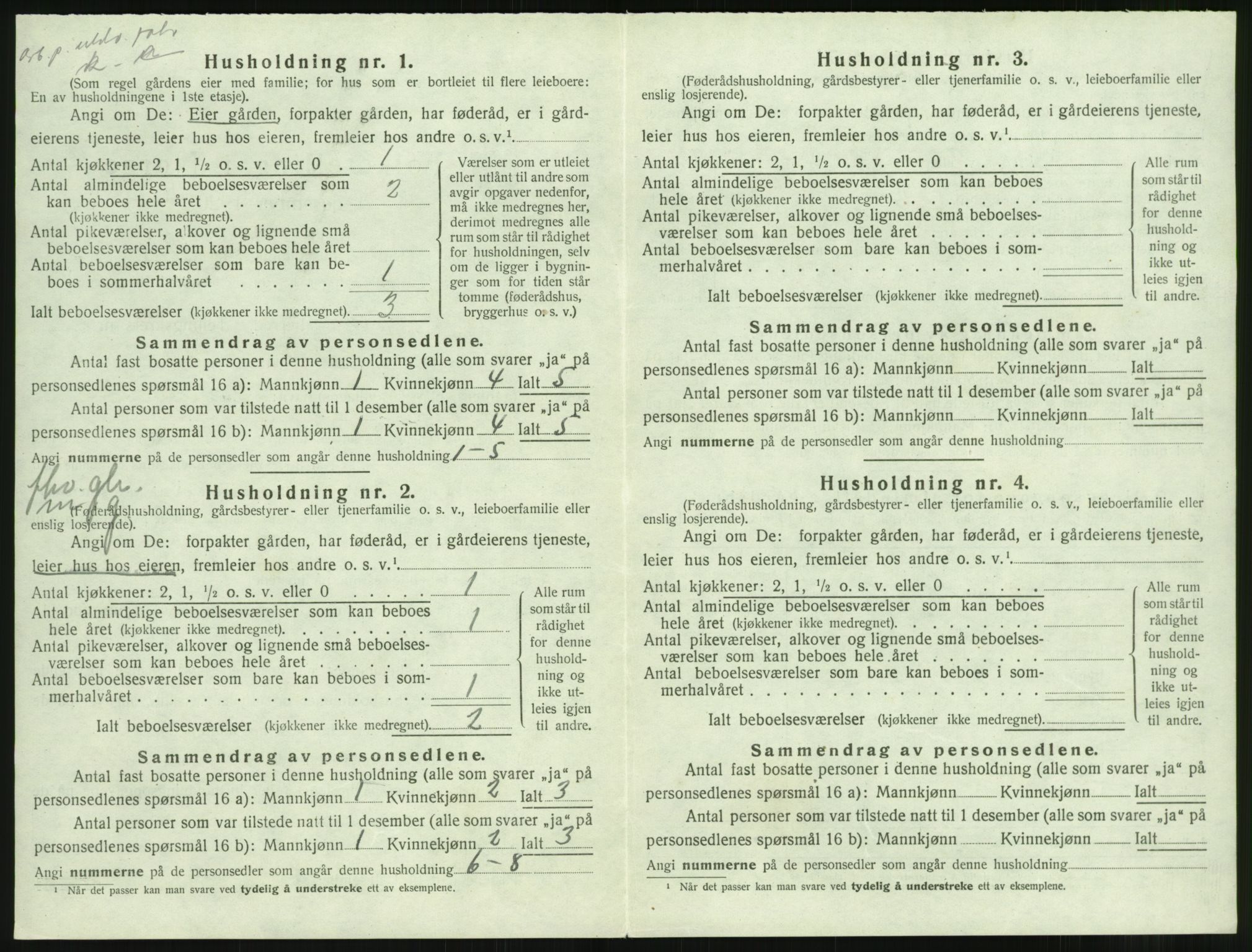 SAST, Folketelling 1920 for 1121 Time herred, 1920, s. 270