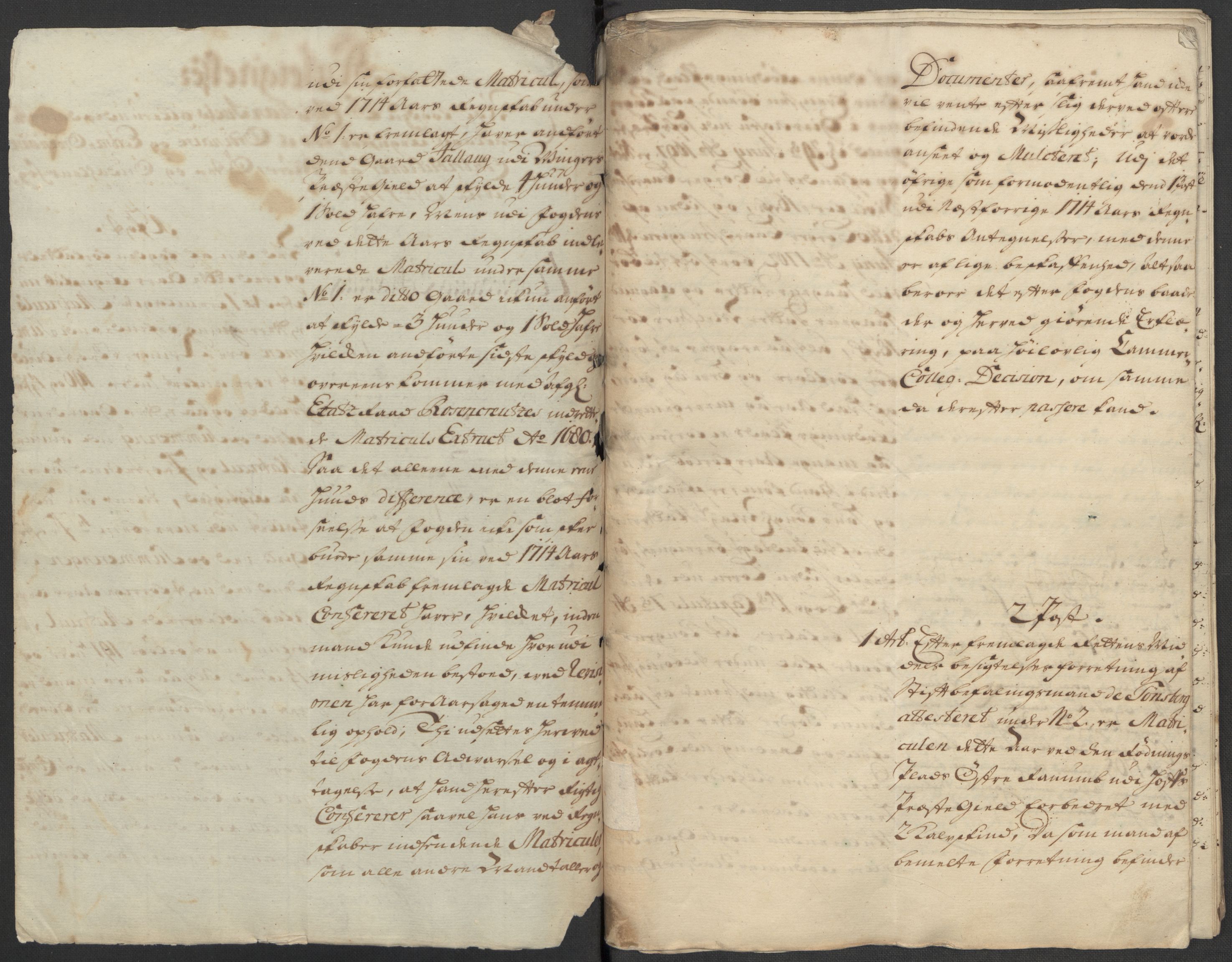 Rentekammeret inntil 1814, Reviderte regnskaper, Fogderegnskap, RA/EA-4092/R13/L0854: Fogderegnskap Solør, Odal og Østerdal, 1715, s. 4